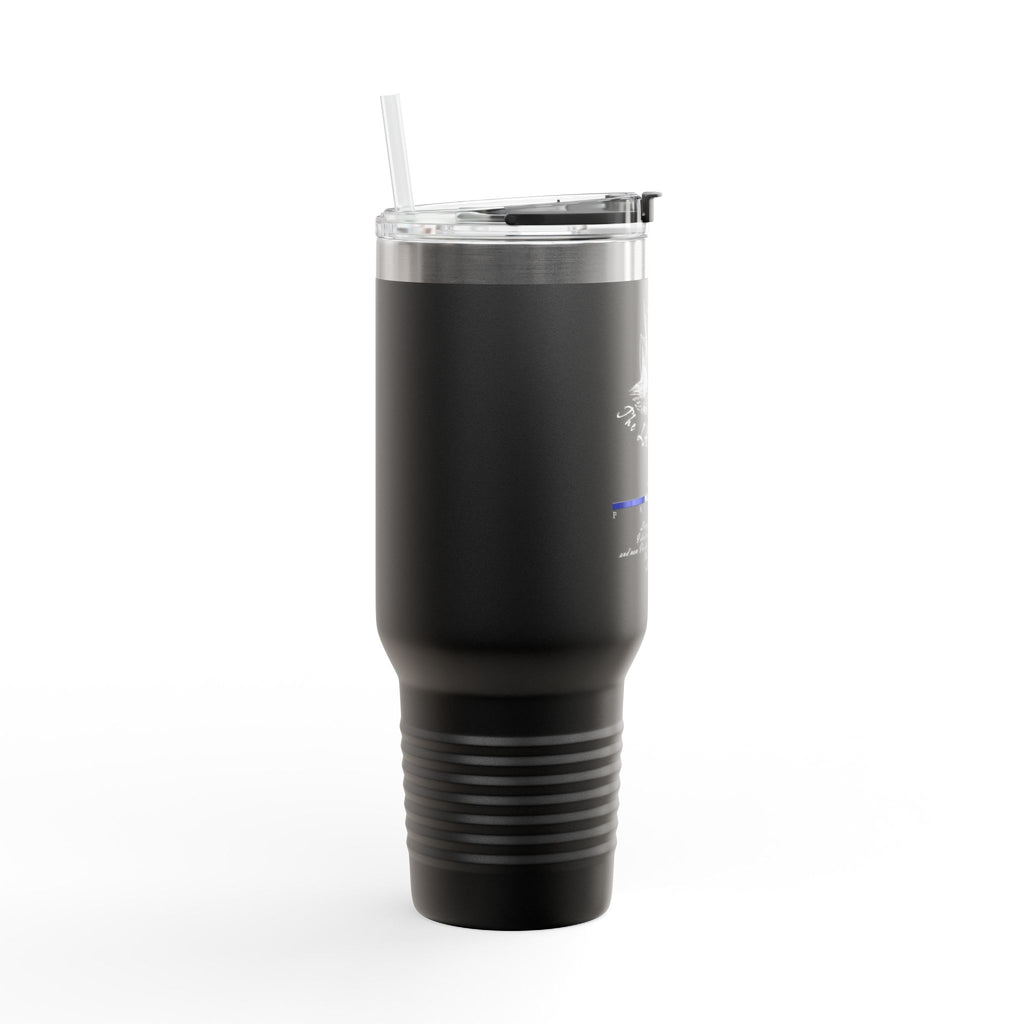 Navy Blue The Last Drift Ship 40oz Stainless Steel Insulated Travel Mug