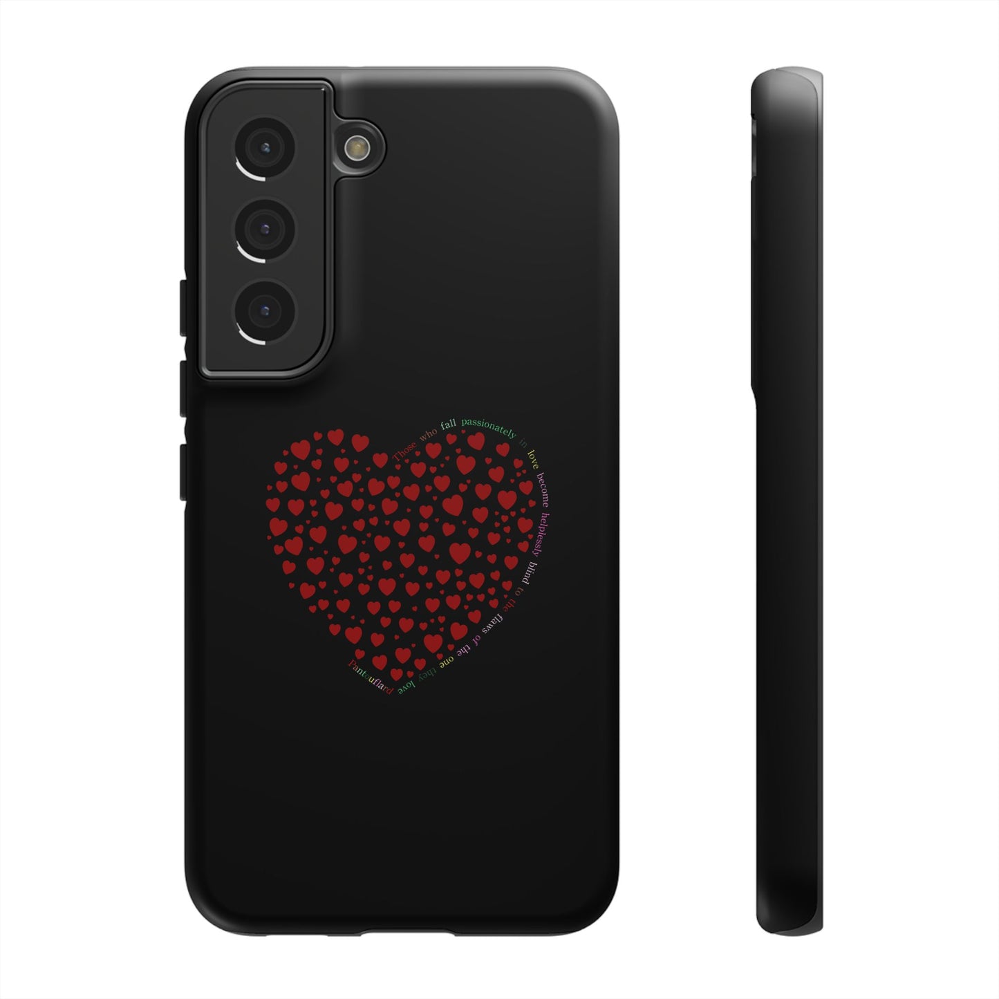 Fundas de corazón rojo para teléfonos iPhone, Galaxy, Google Pixel (54 tipos)