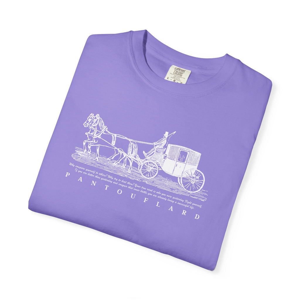 Unisex Burnt Orange Hanes Vintage Carriage Graphic 100% Cotton T-Shirt