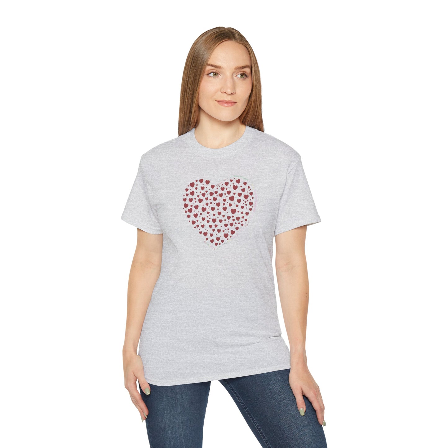 Red Heart Unisex Kurzarm-T-Shirt