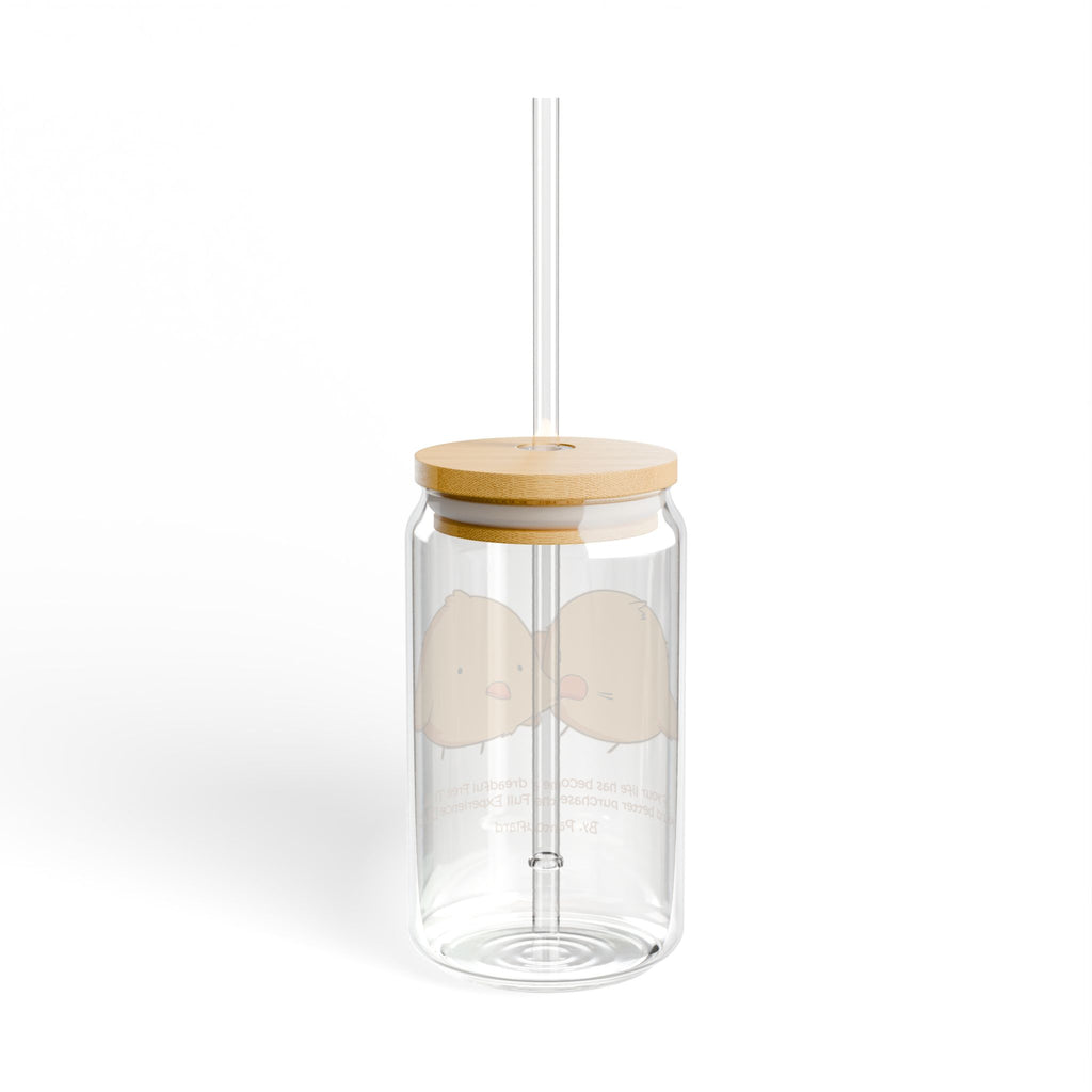 Clear Pantouflard Witty Chicks Tempered Glass Sipper