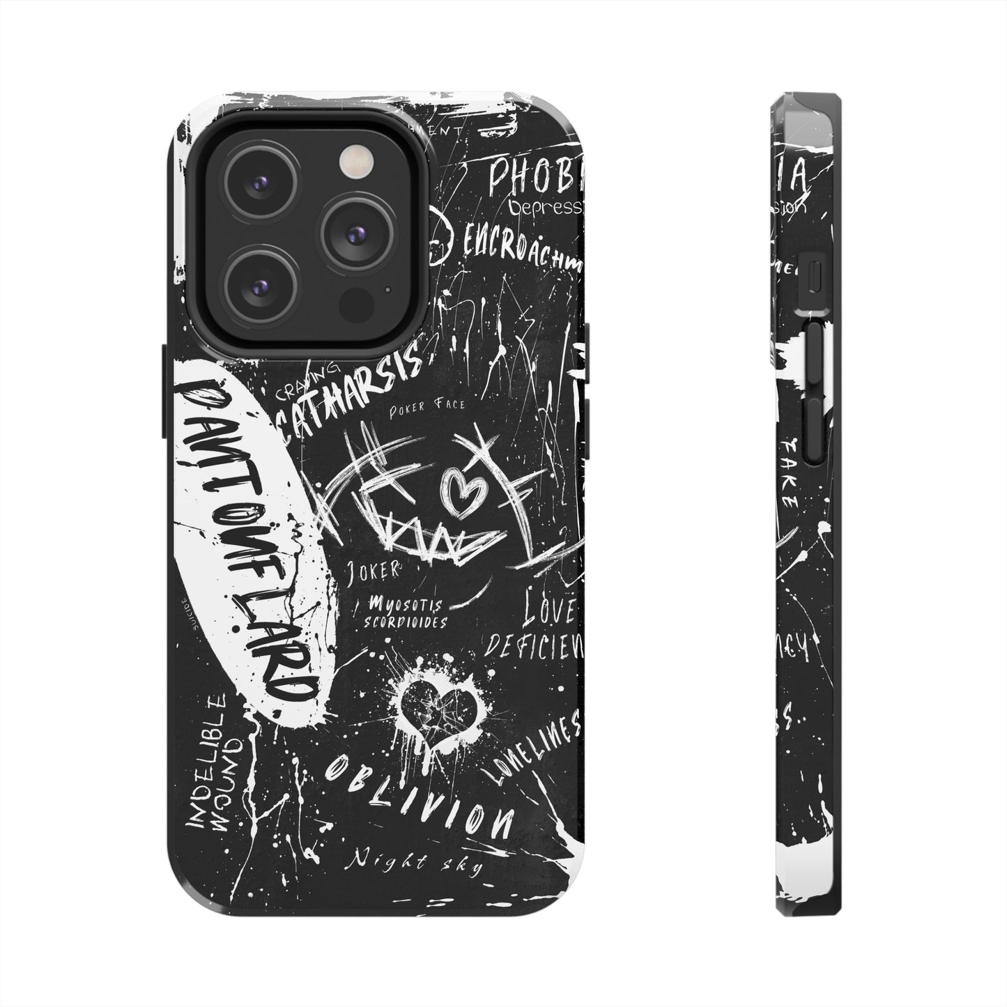 Edgy iPhone Cases for Tough Love - Perfect for Teens and Young Adults, Trendy Art, Unique Gift, Phone Accessories