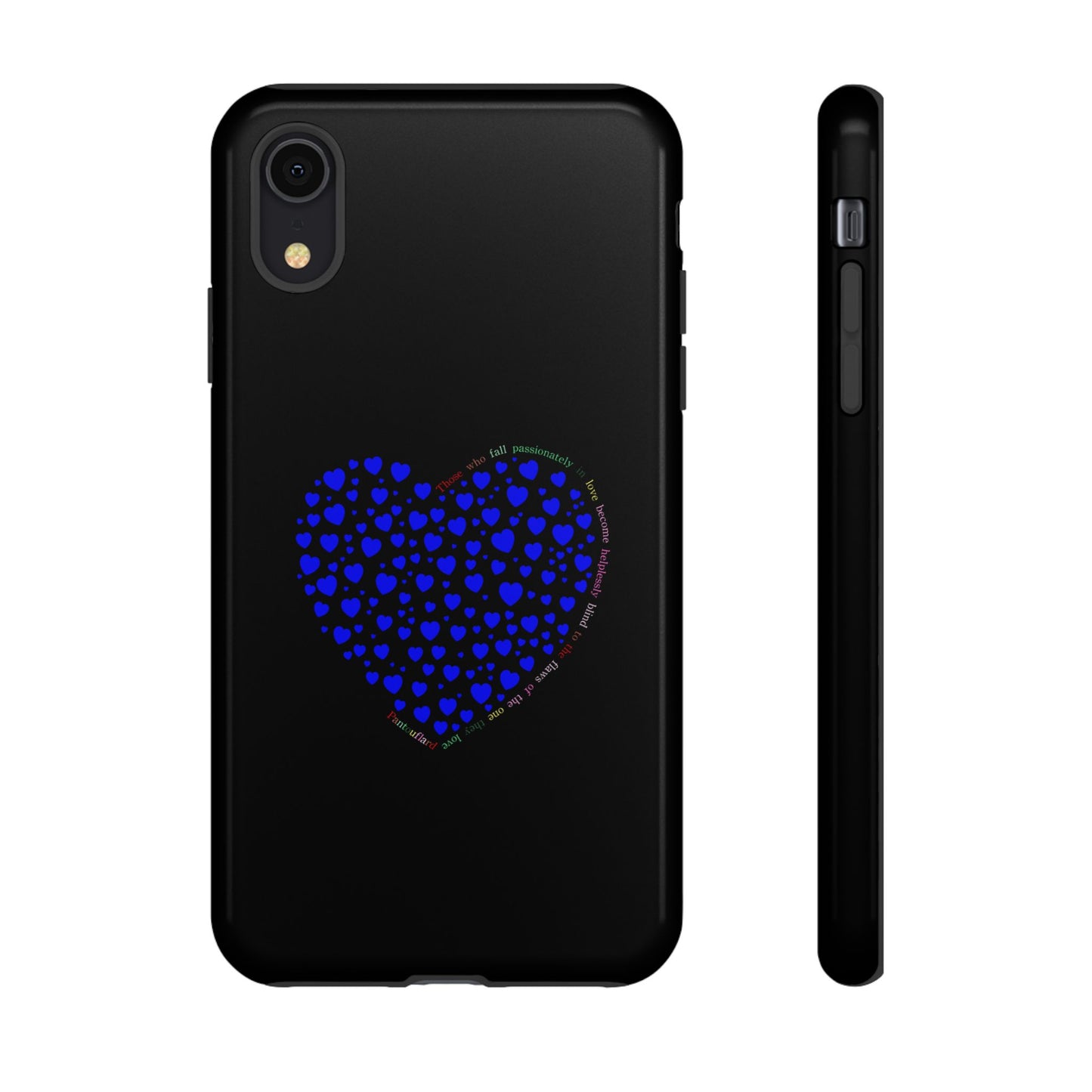 Fundas de corazón azul para teléfonos iPhone, Galaxy, Google Pixel (54 tipos)