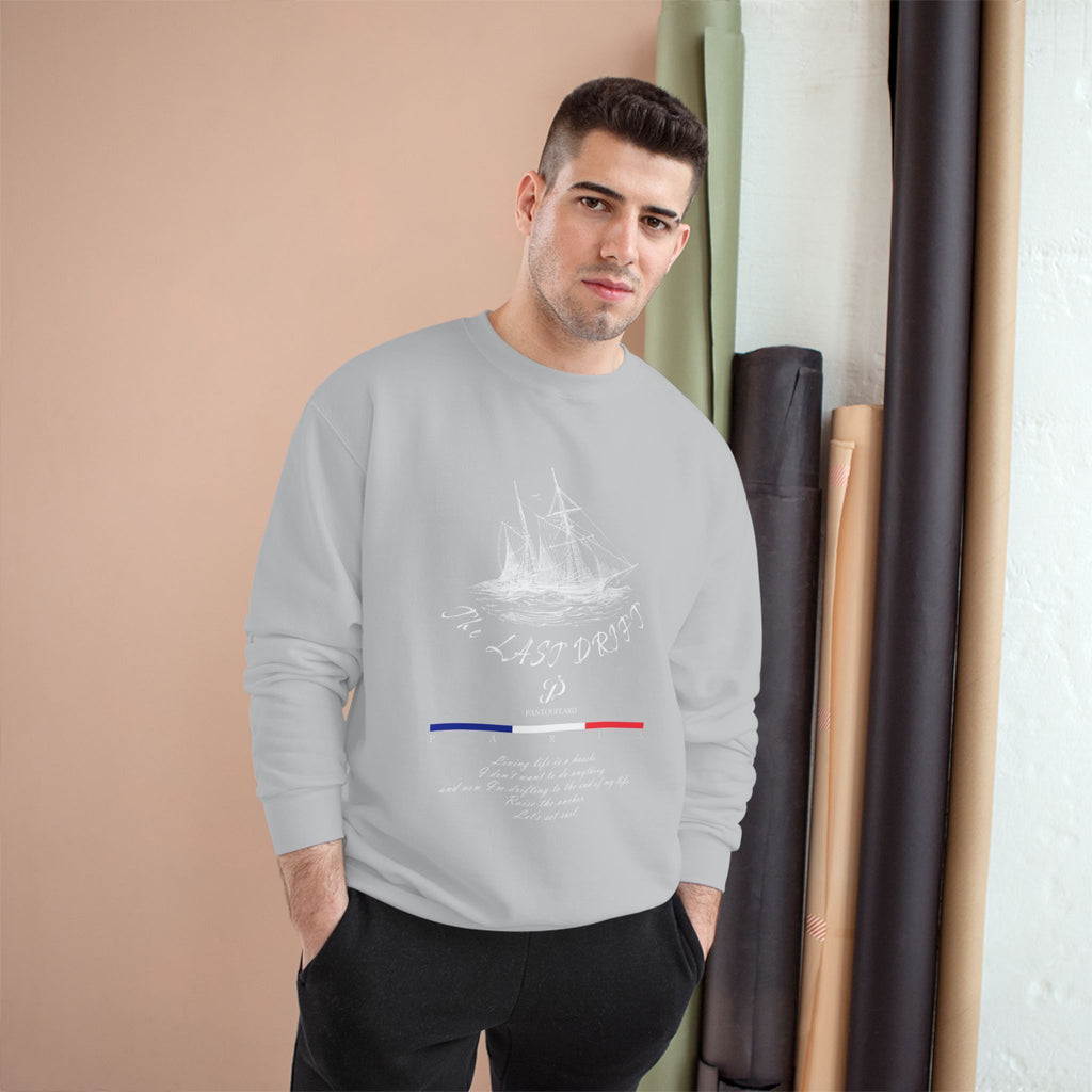 Old Money Nautical Champion Crewneck - The Last Drift II (Paris Streetwear Aesthetic)