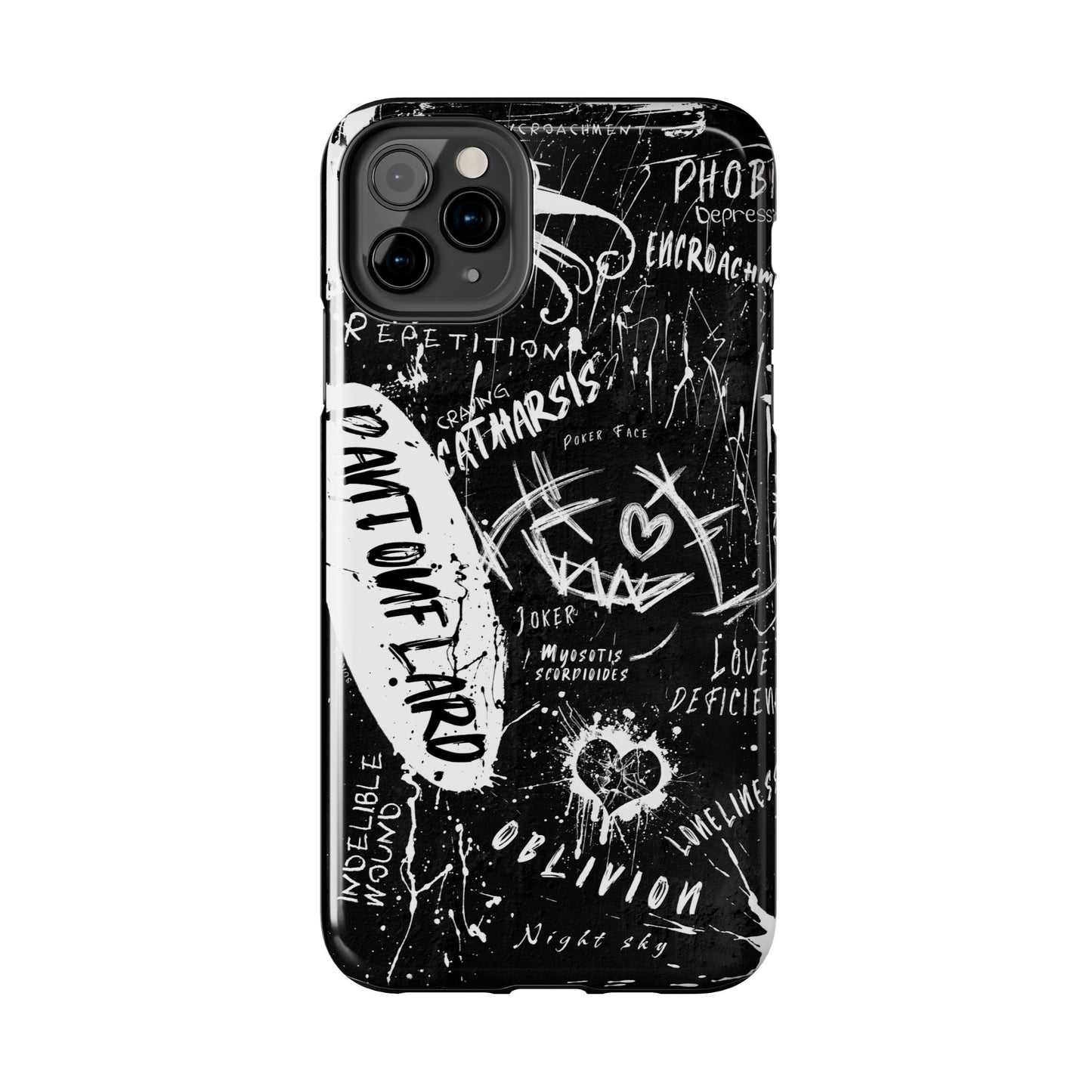 Edgy iPhone Cases for Tough Love - Perfect for Teens and Young Adults, Trendy Art, Unique Gift, Phone Accessories