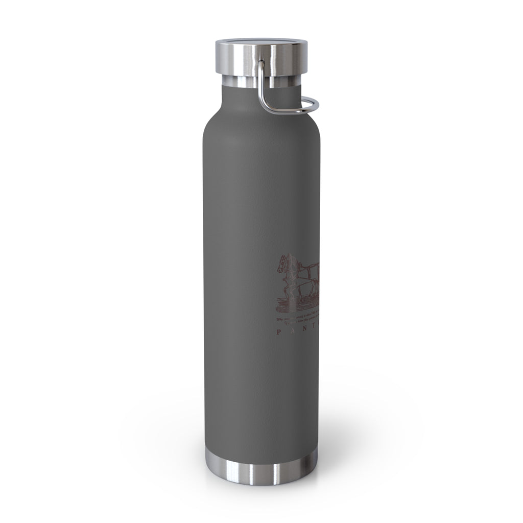 Orange Vintage Carriage Quote 22oz Copper Vacuum Insulated Bottle