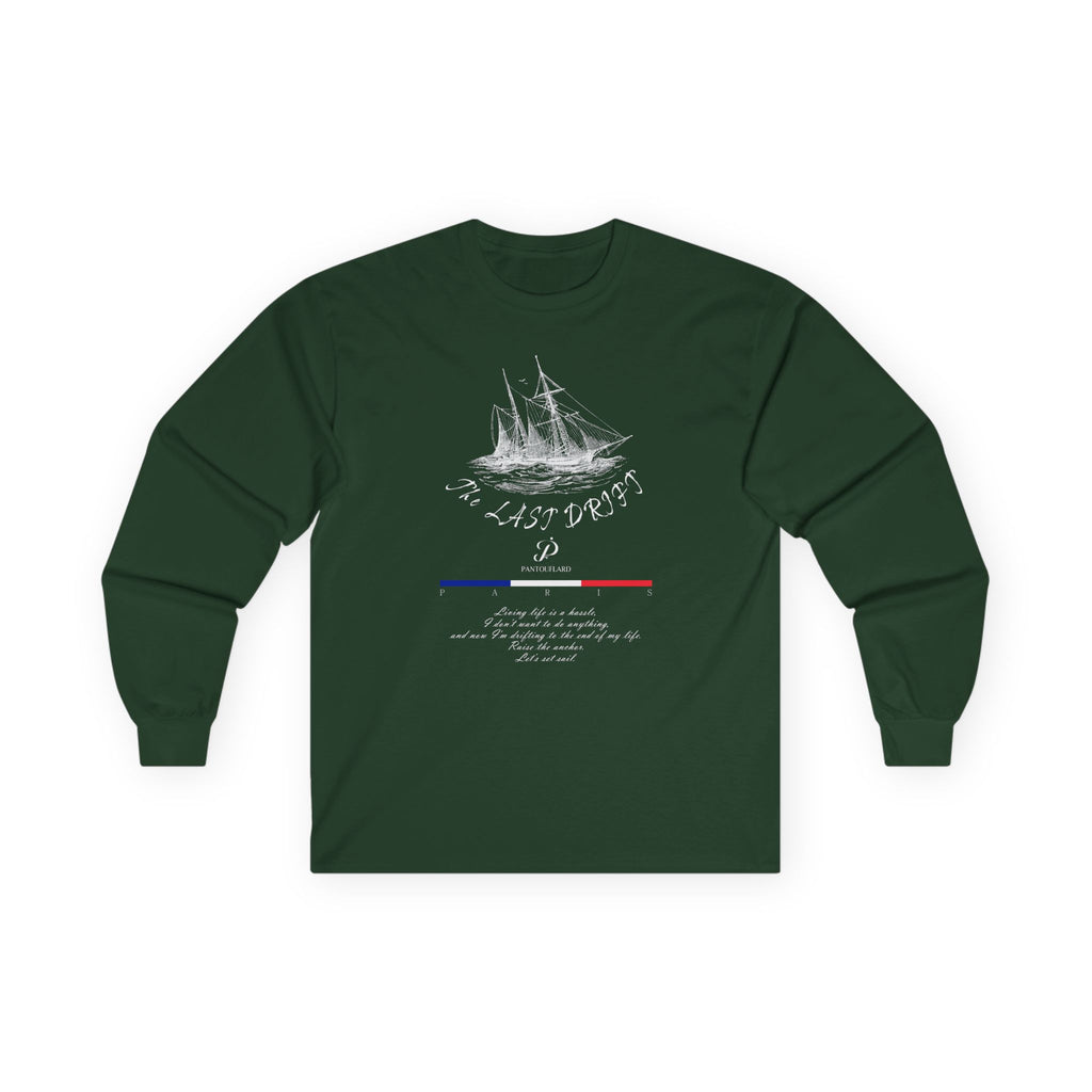 Unisex Black Last Drift Cotton Long Sleeve Tee