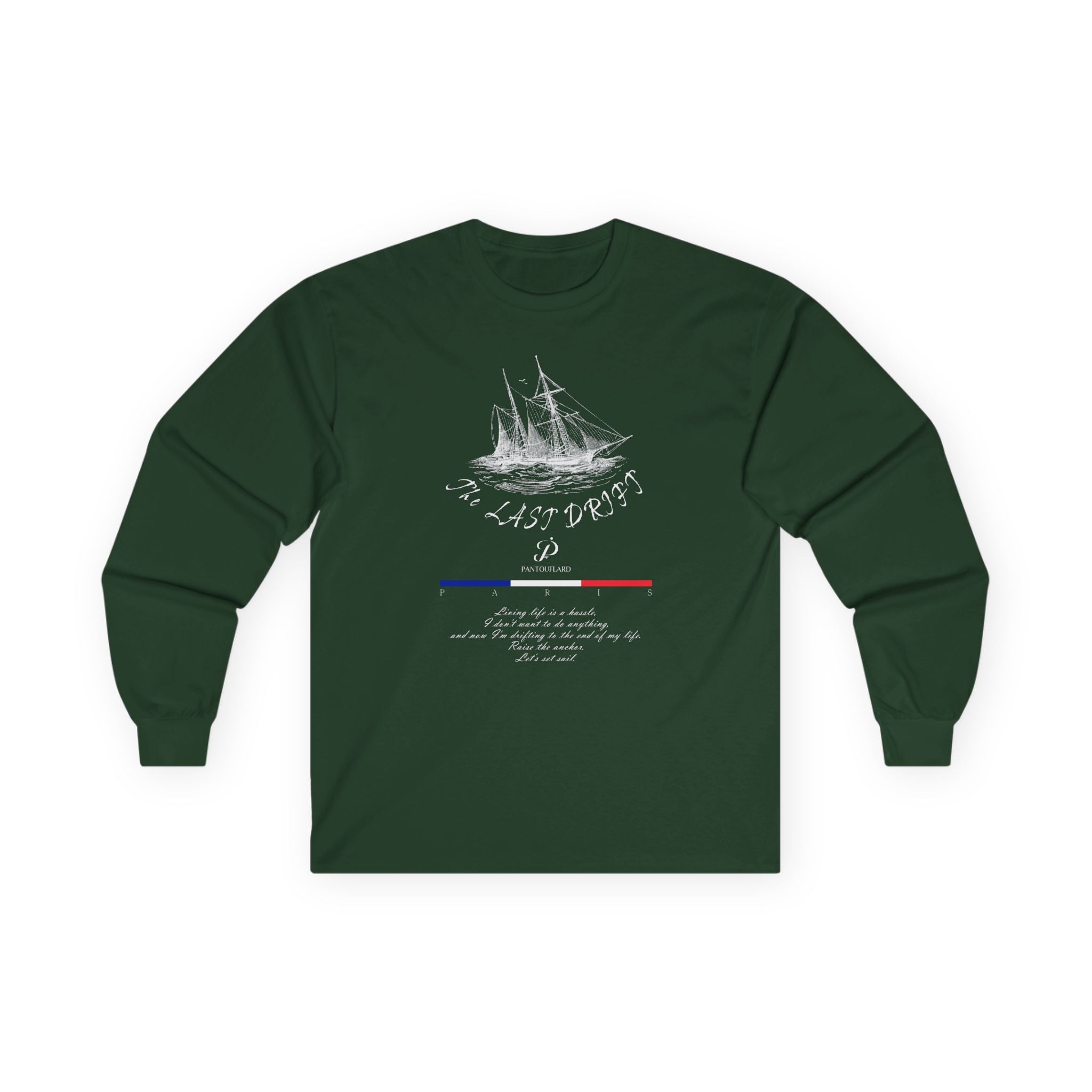 Unisex Black Last Drift Cotton Long Sleeve Tee