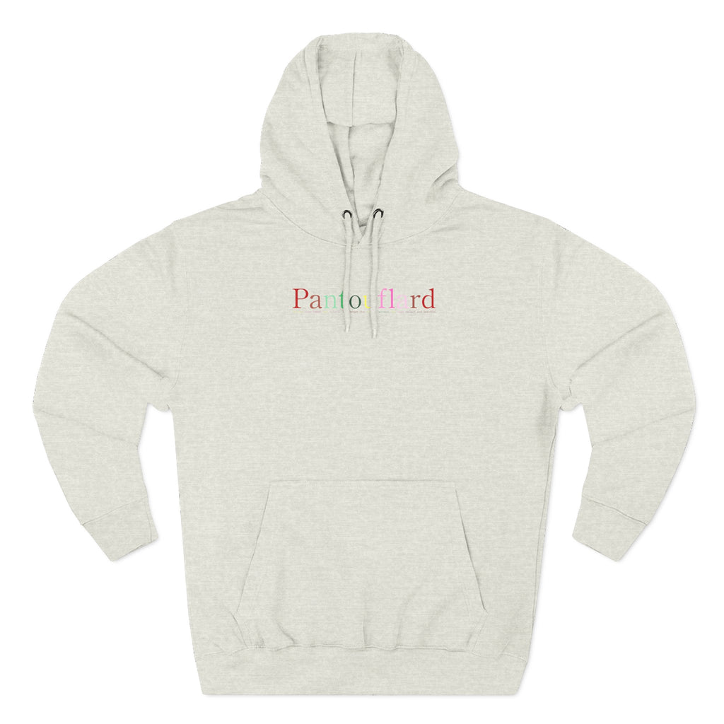 Old Money Aesthetic Premium Hoodie - Pantouflard Colorful Logo (Lane Seven 3-End Fleece)