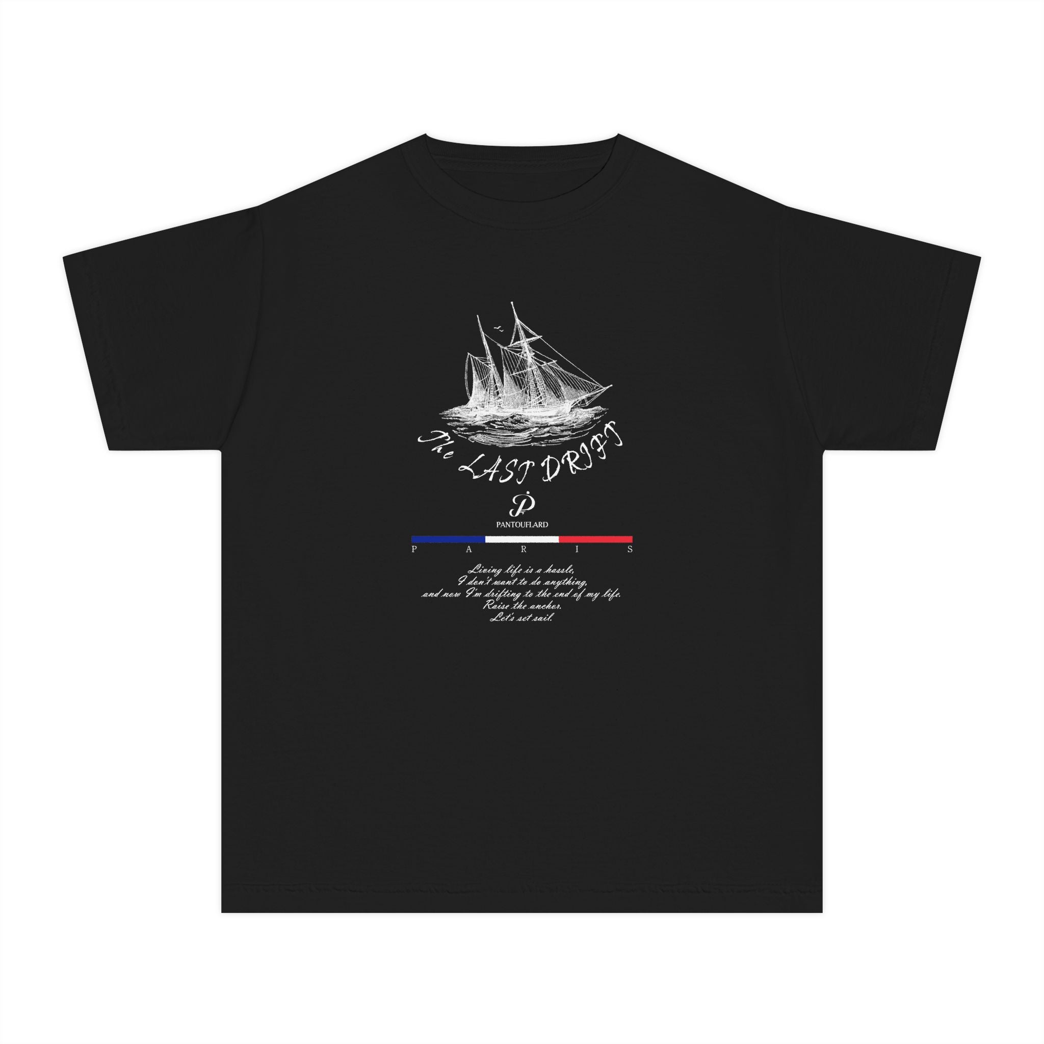 Old Money Nautical Heritage Tee - The Last Drift II (Comfort Colors Garment-Dyed Shirt)