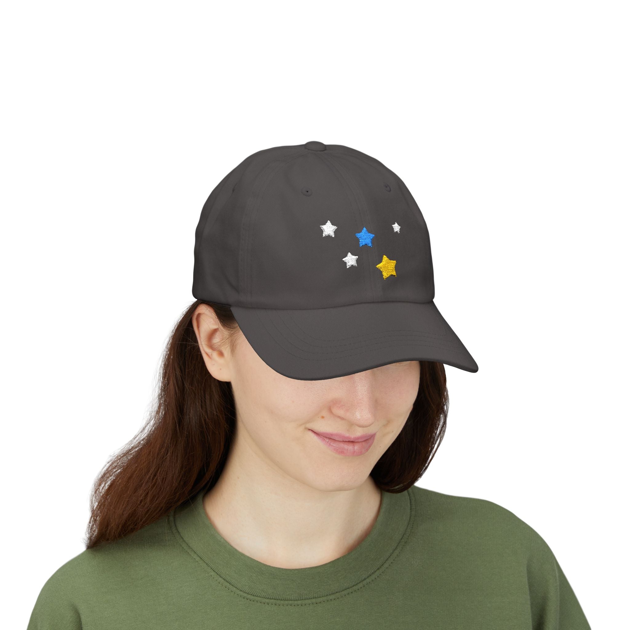 Unisex Cassiopeia Star Embroidered Cotton Dad Cap