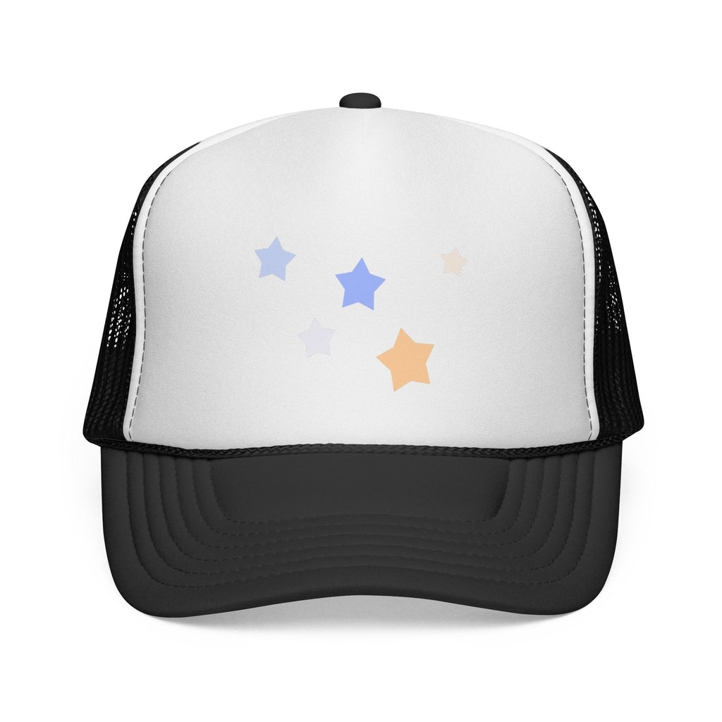 Unisex Cassiopeia Star Print Polyester Trucker Cap