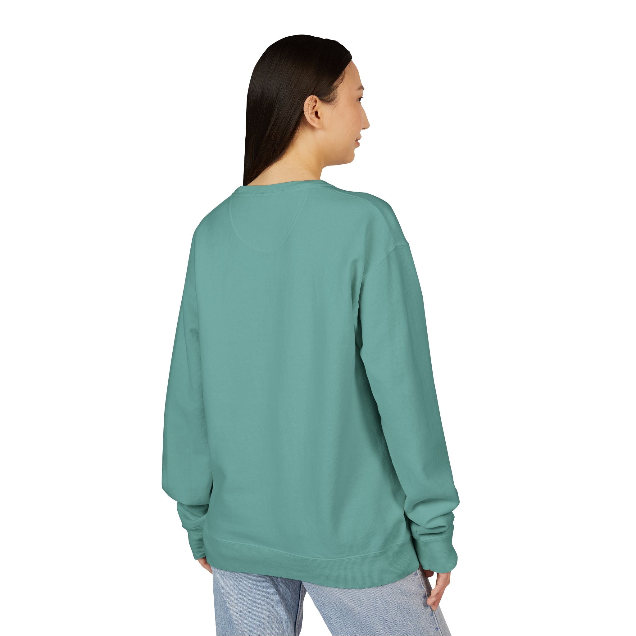 Old Money Equestrian Heritage Crewneck - The Nostalgic Journey II (Dark Academia Garment-Dyed Sweatshirt)