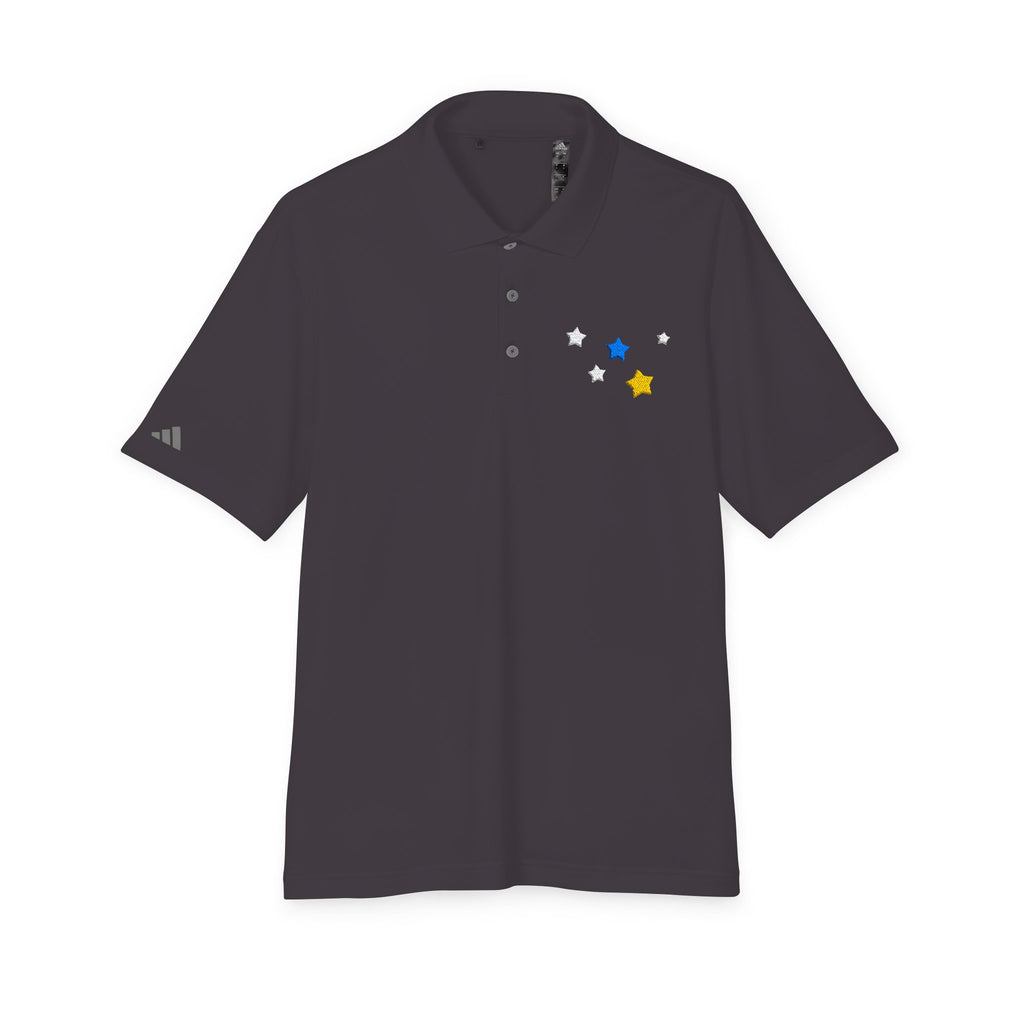 Adidas Unisex Cassiopeia Constellation Embroidered Polo - W-Shape Performance Shirt