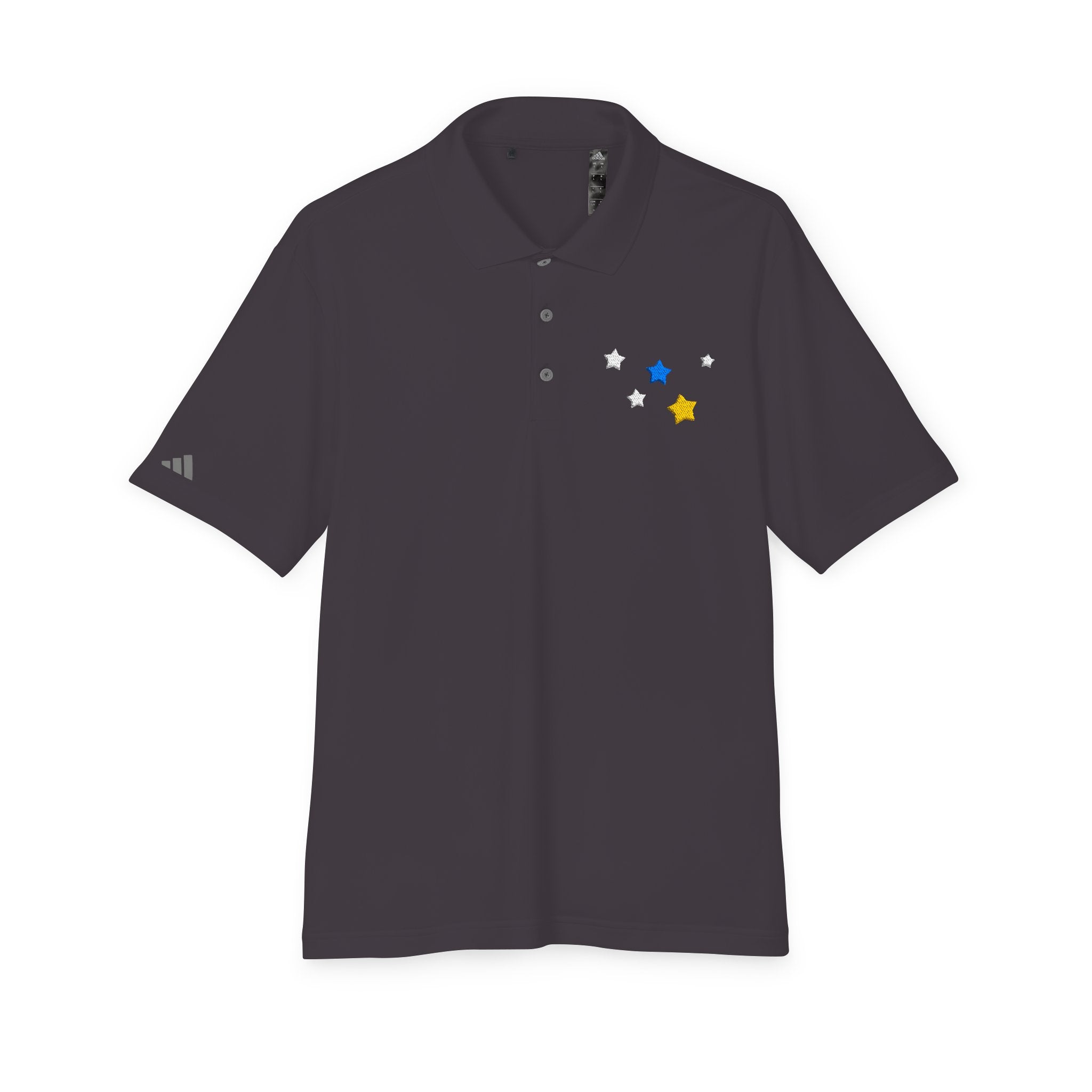 Adidas Unisex Cassiopeia Constellation Embroidered Polo - W-Shape Performance Shirt