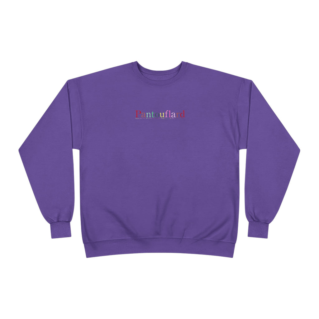 Sustainable Typography Crewneck - Hanes EcoSmart Fleece Sweatshirt