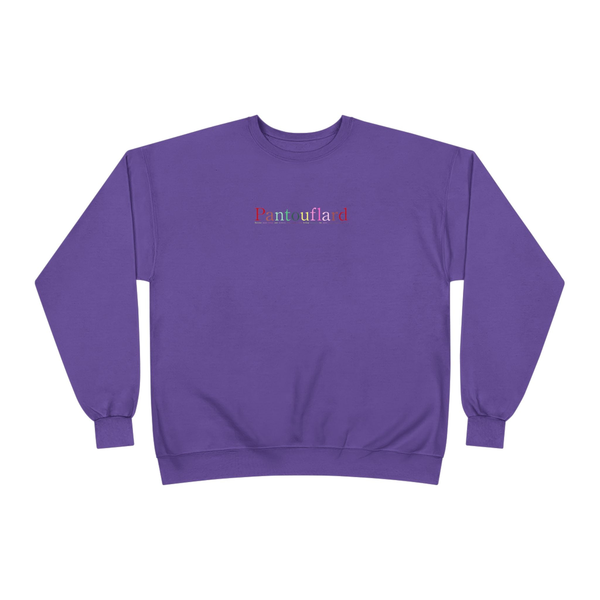 Sustainable Typography Crewneck - Hanes EcoSmart Fleece Sweatshirt