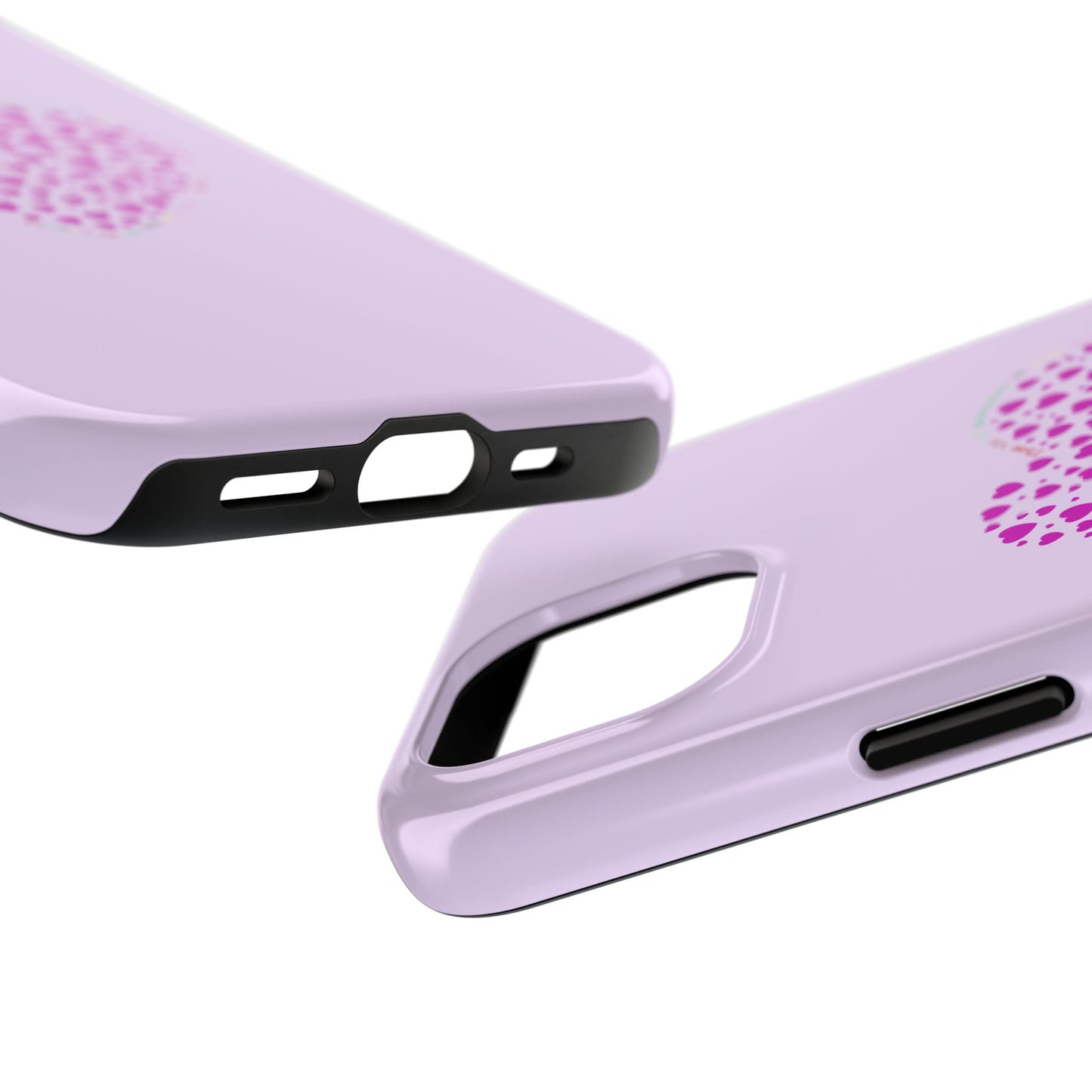 Pink Heart Design Tough iPhone Cases