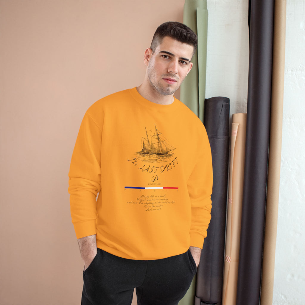 Old Money Nautical Champion Crewneck - The Last Drift I (Paris Streetwear Aesthetic)