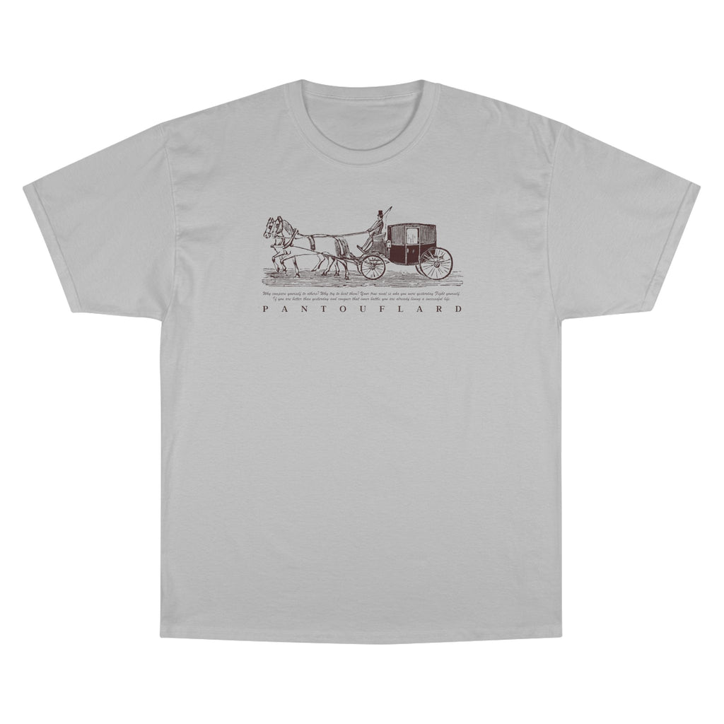 Unisex Burnt Orange Champion Vintage Carriage 100% Cotton T-Shirt