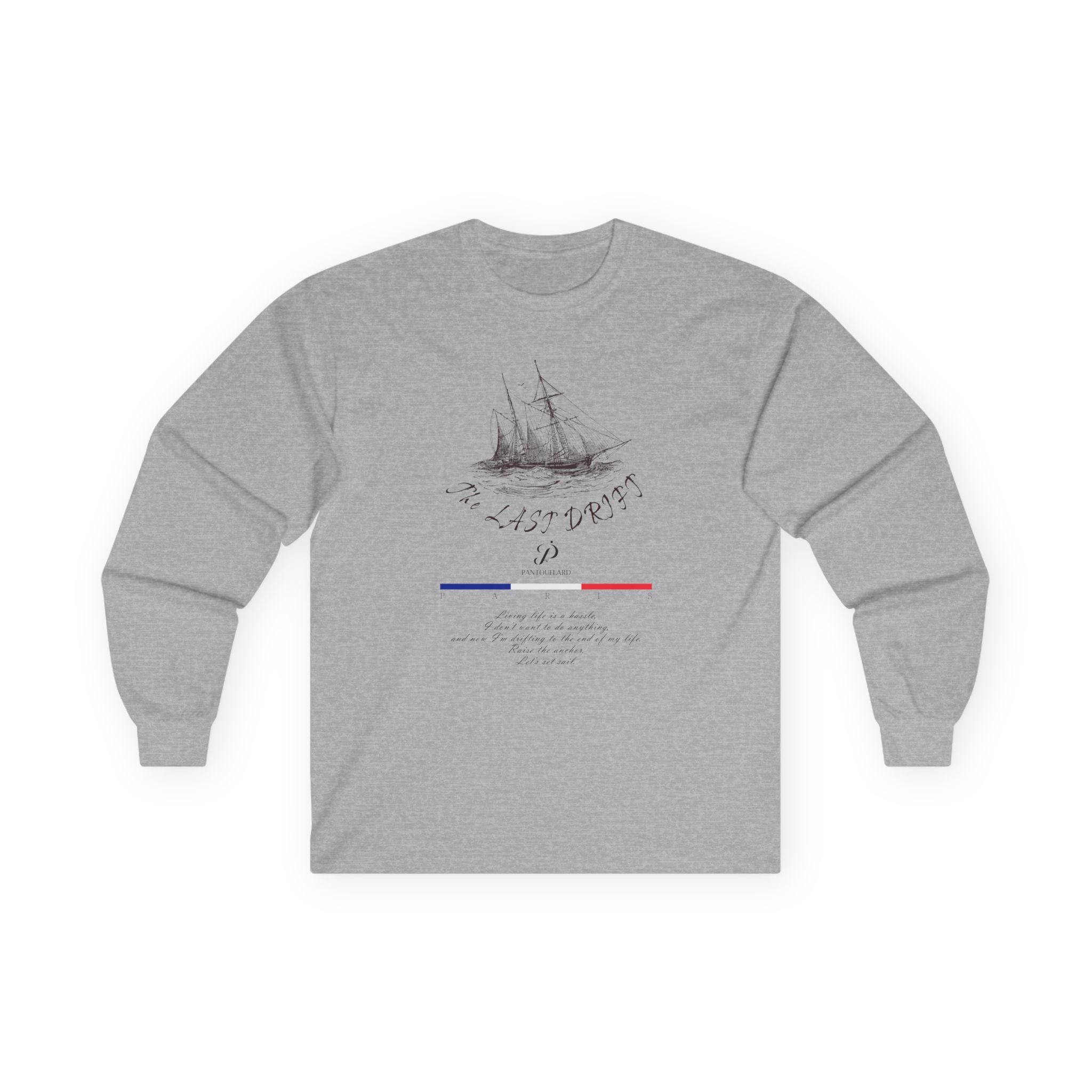 Unisex Sport Grey Last Drift Cotton Blend Long Sleeve Tee