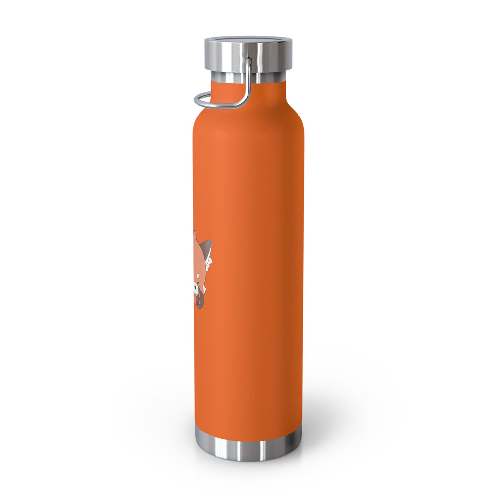 Orange Cute Sleeping Red Panda 22oz Copper Vacuum Insulated Bottle