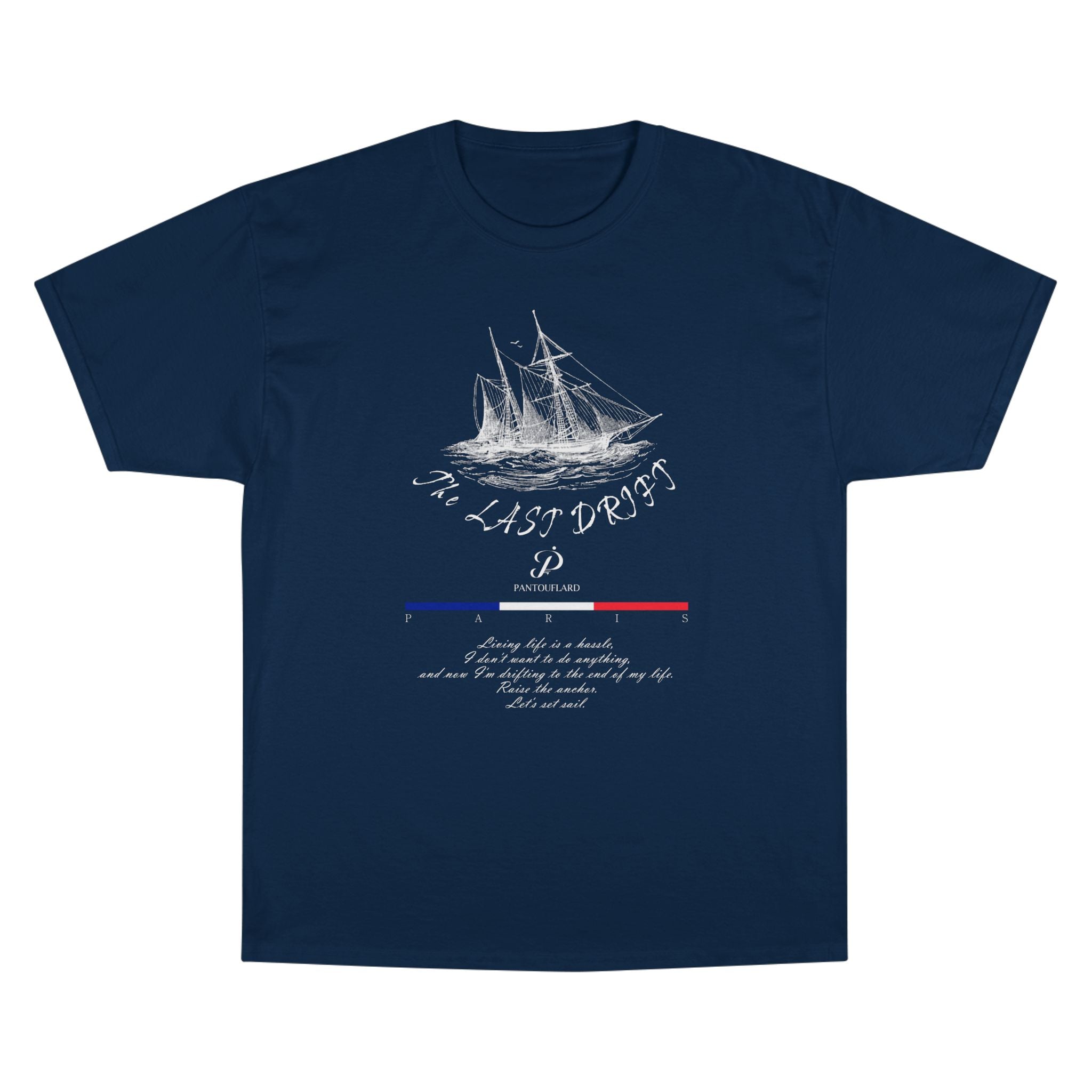 Champion Unisex Black Last Drift Cotton T-Shirt
