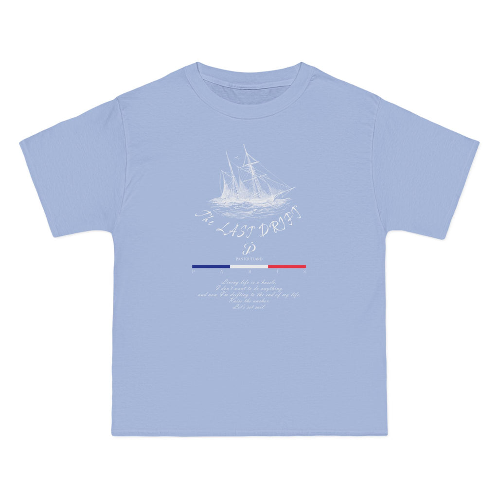 Unisex Black Hanes Vintage Ship Graphic 100% Cotton T-Shirt