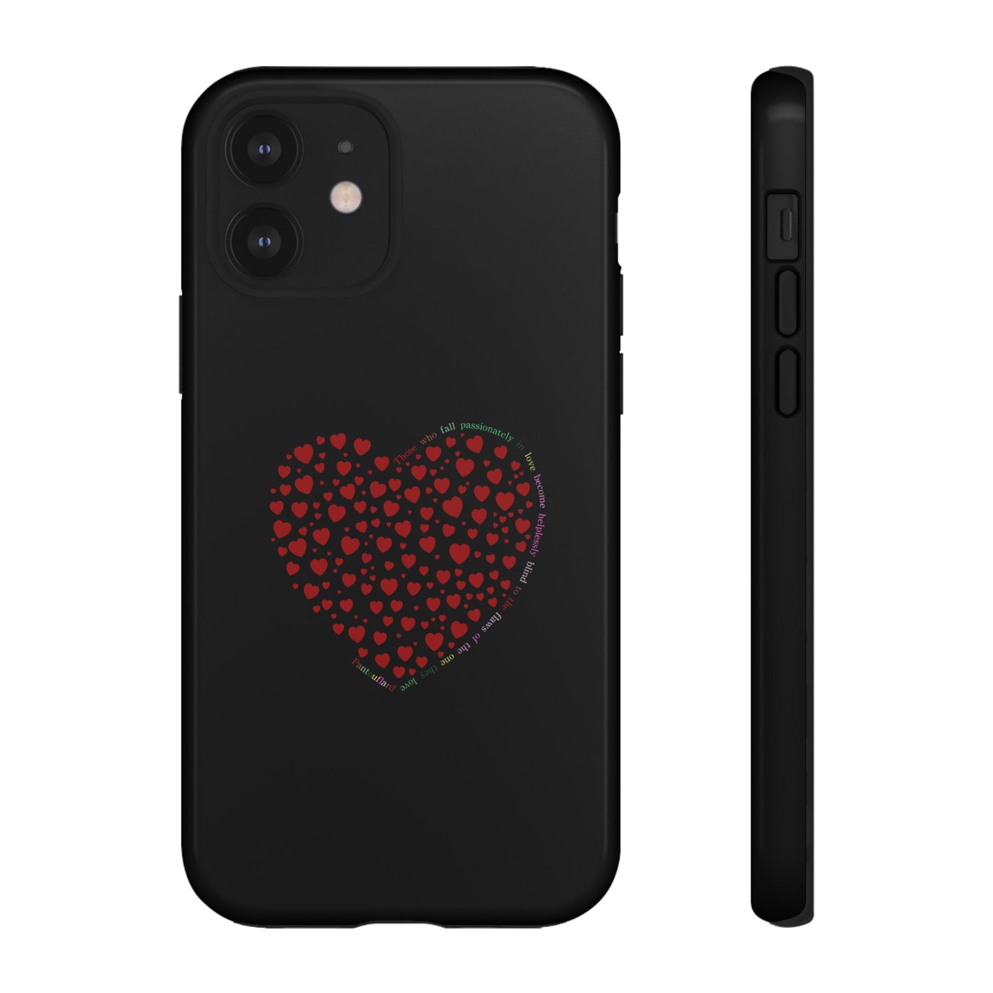 Fundas de corazón rojo para teléfonos iPhone, Galaxy, Google Pixel (54 tipos)