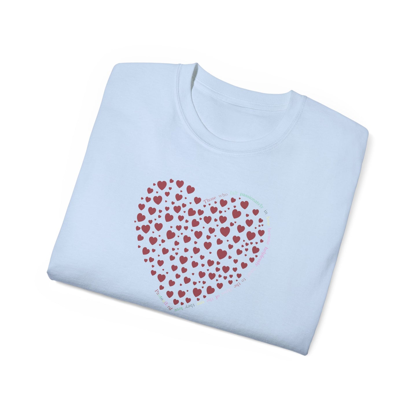 Red Heart Unisex Kurzarm-T-Shirt