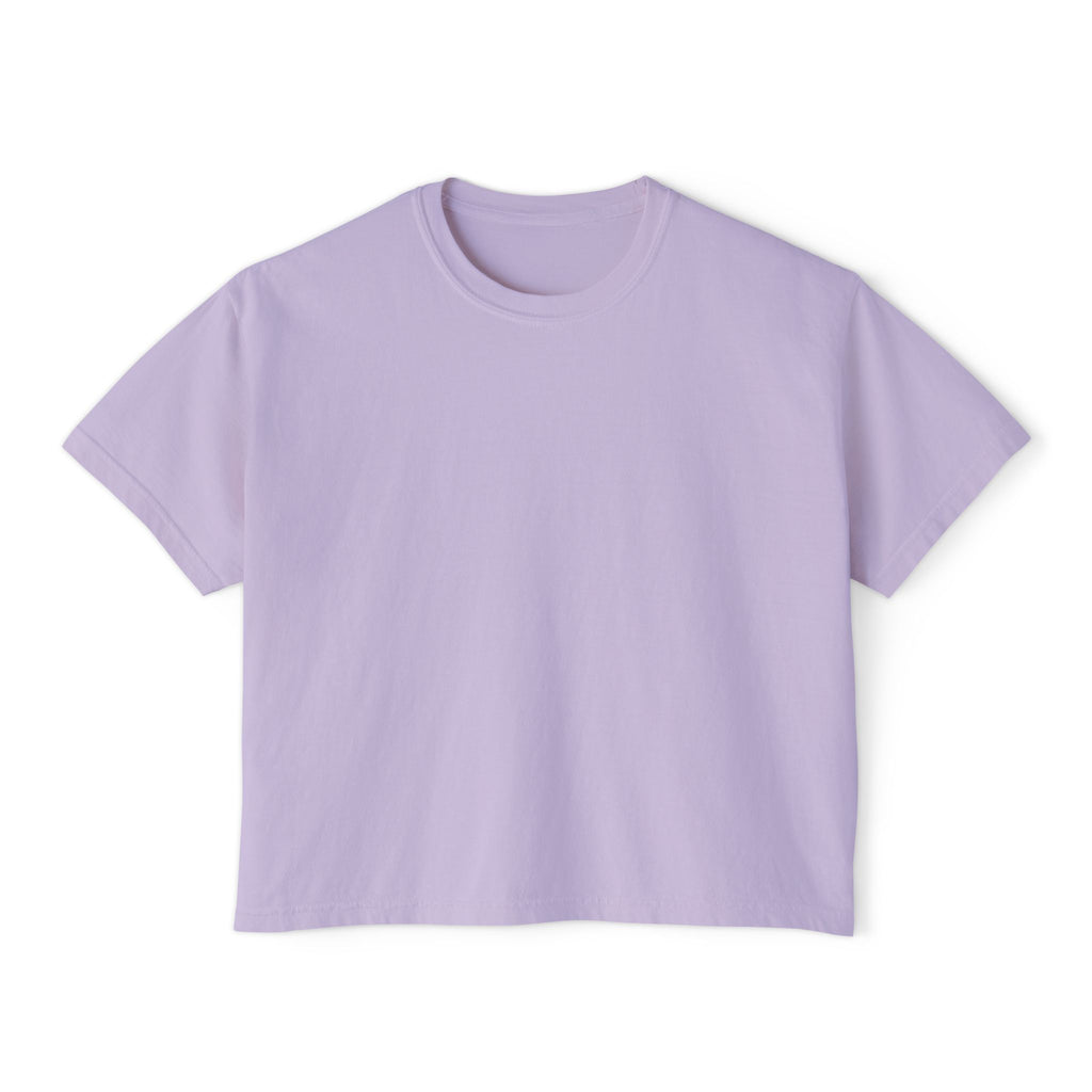 Women's White Pantouflard Carriage Cotton Boxy Tee