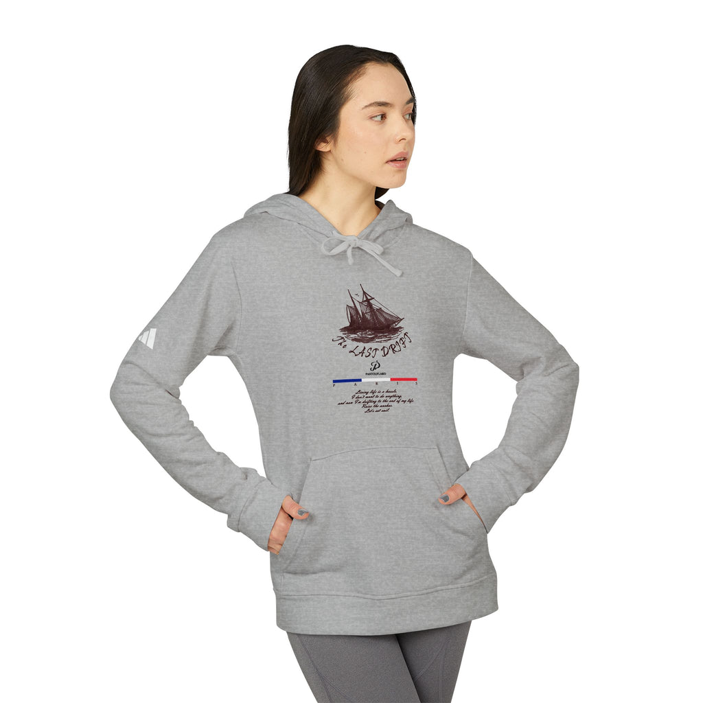 Old Money Yacht Club Hoodie - The Last Drift I (Authentic Adidas Sporty Rich Fleece)