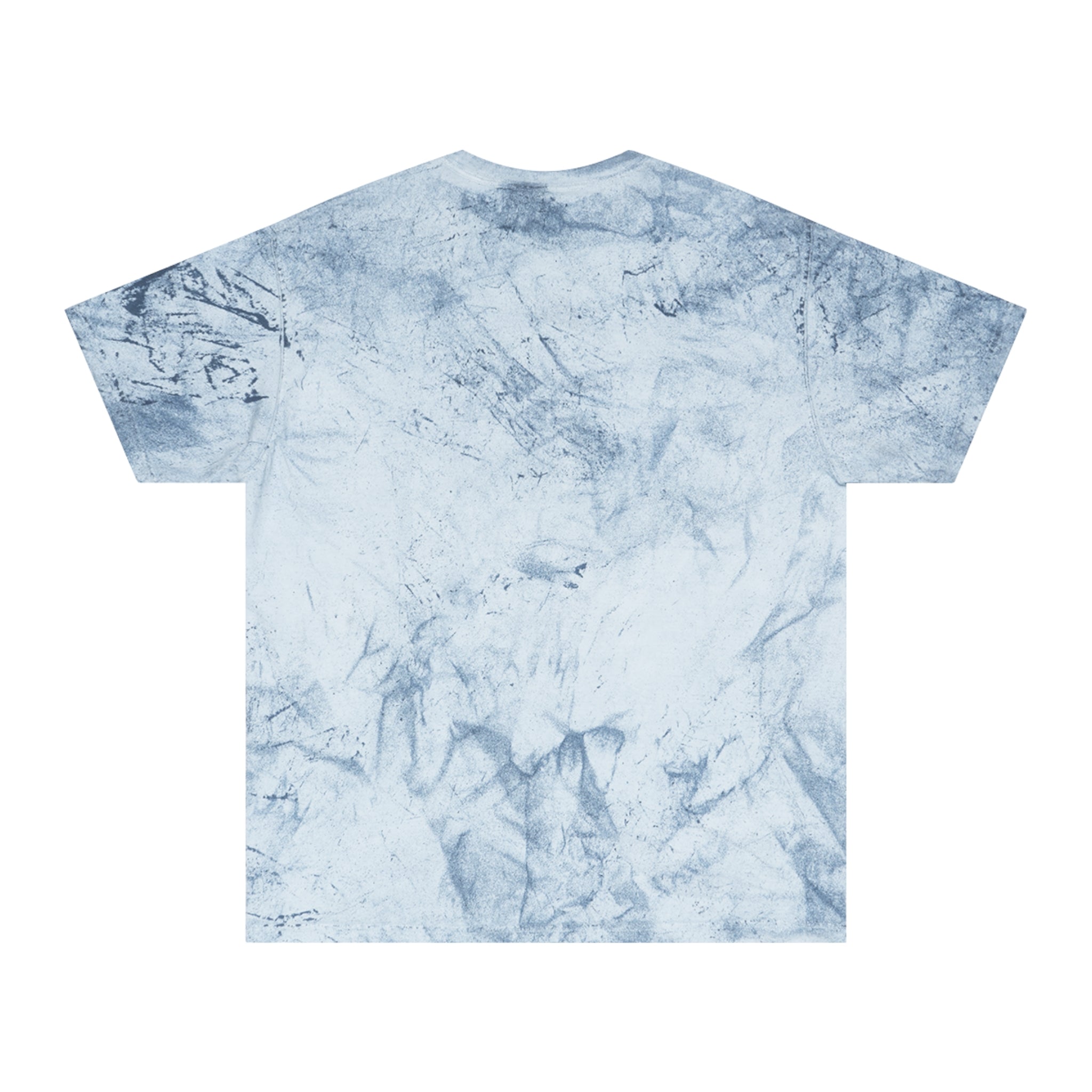 Unisex Grey Color Blast Vintage Ship Graphic 100% Cotton T-Shirt