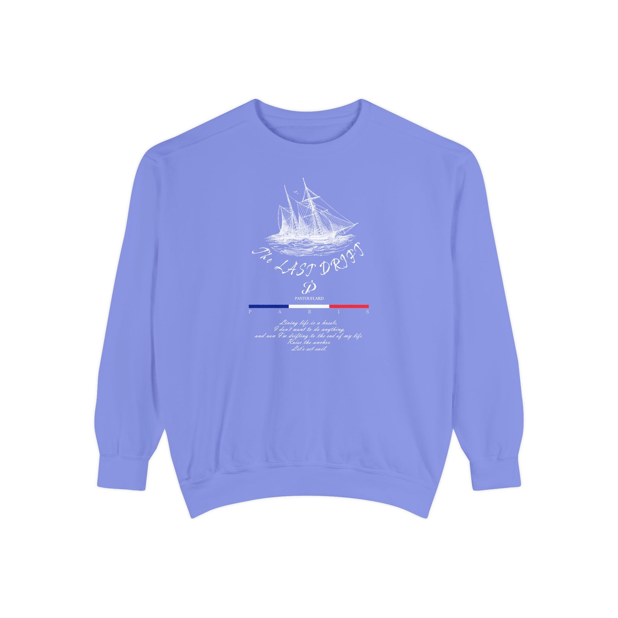 Unisex Navy Last Drift Cotton Blend Sweatshirt