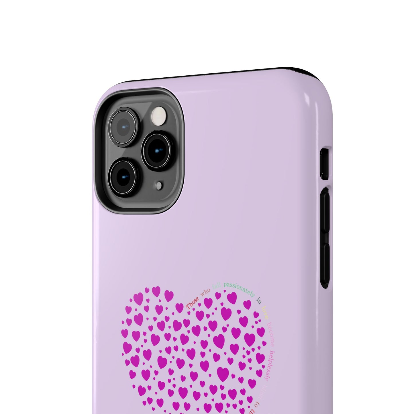 Pink Heart Design Tough iPhone Cases
