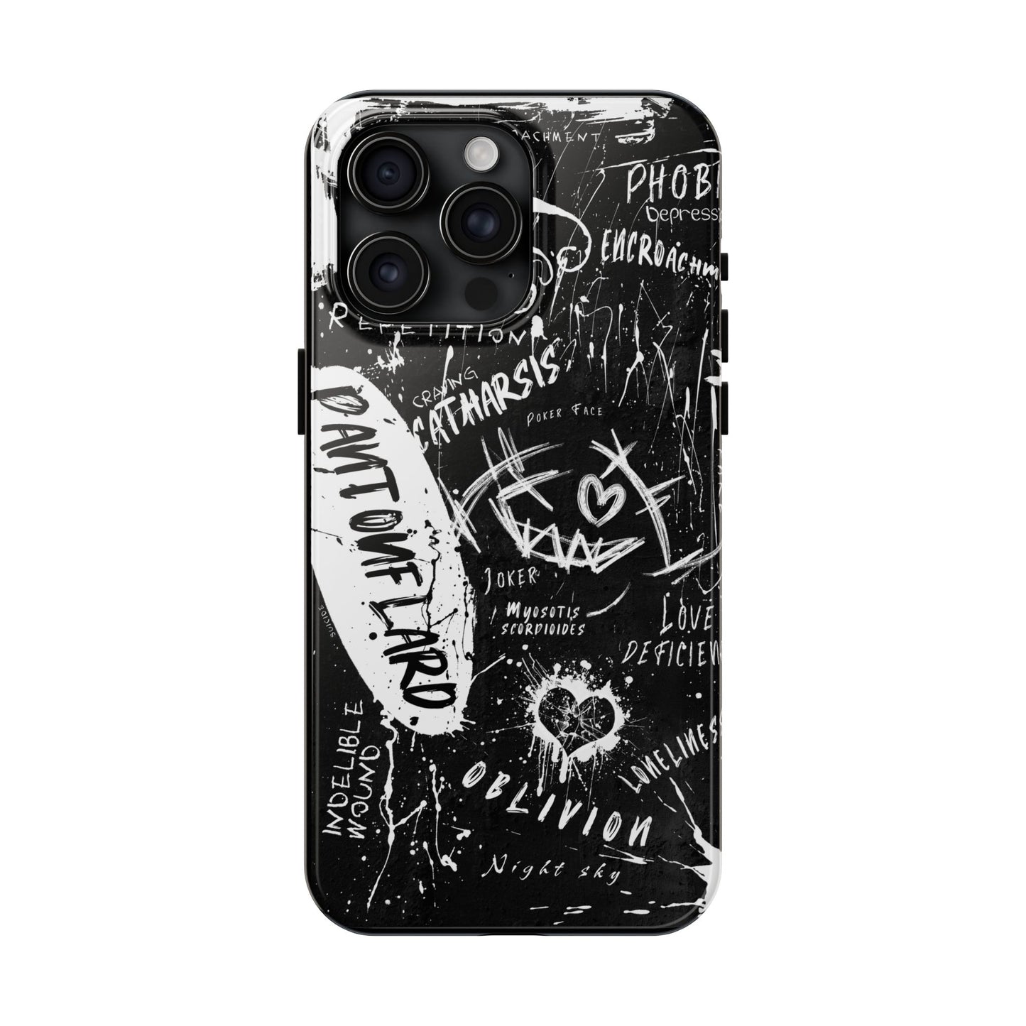 Edgy iPhone Cases for Tough Love - Perfect for Teens and Young Adults, Trendy Art, Unique Gift, Phone Accessories