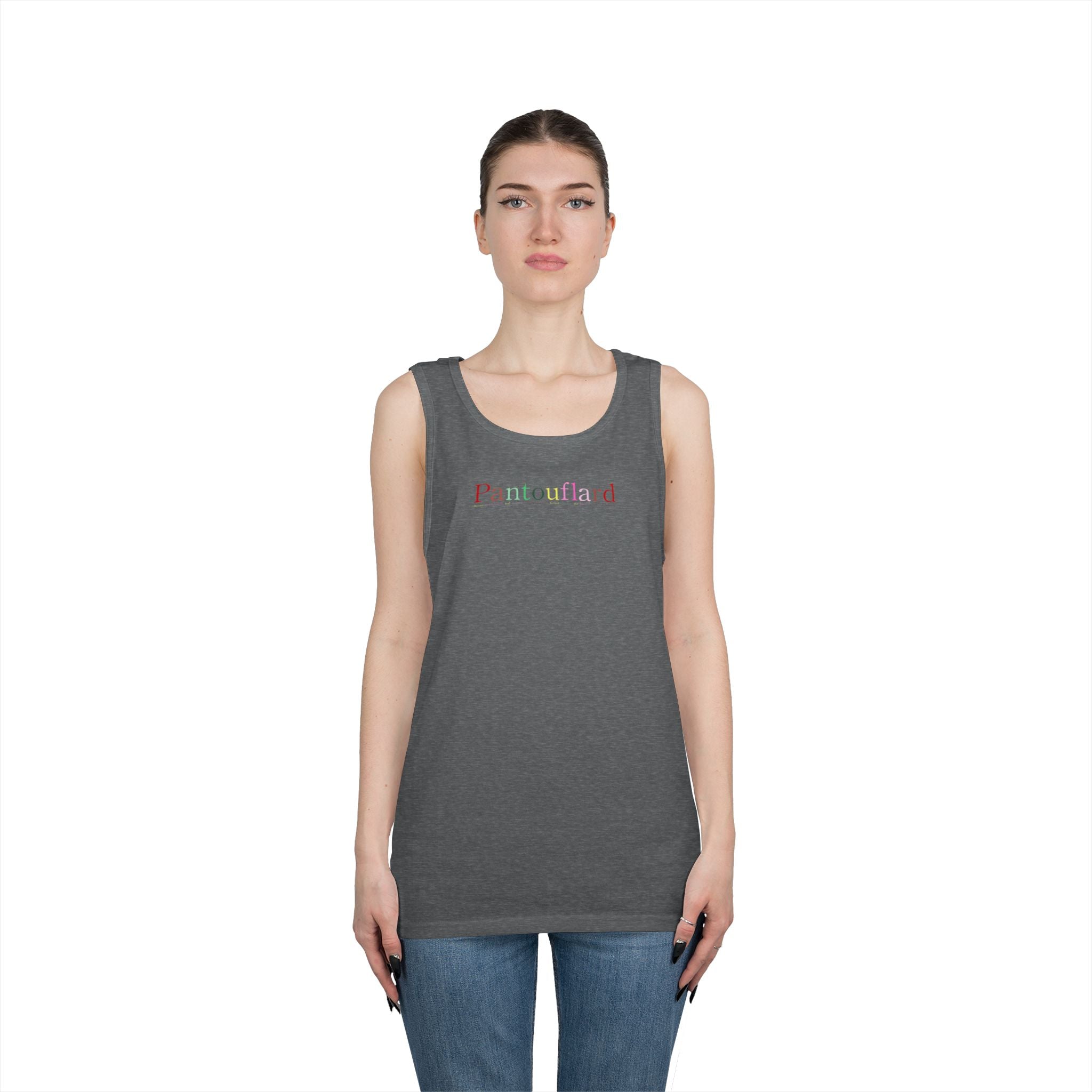 Unisex Heavy Cotton Tank Top - Classic Fit Sleeveless Shirt