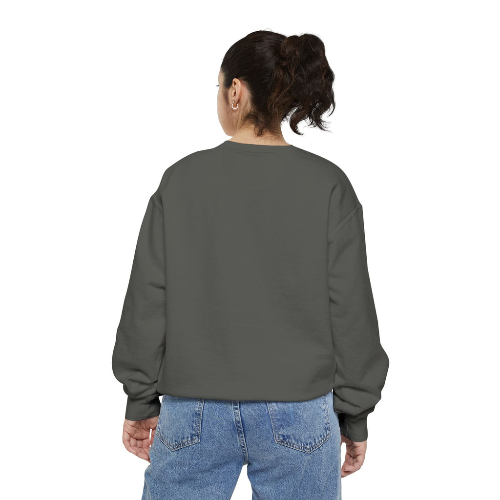 Unisex White Pantouflard Carriage Cotton Blend Sweatshirt