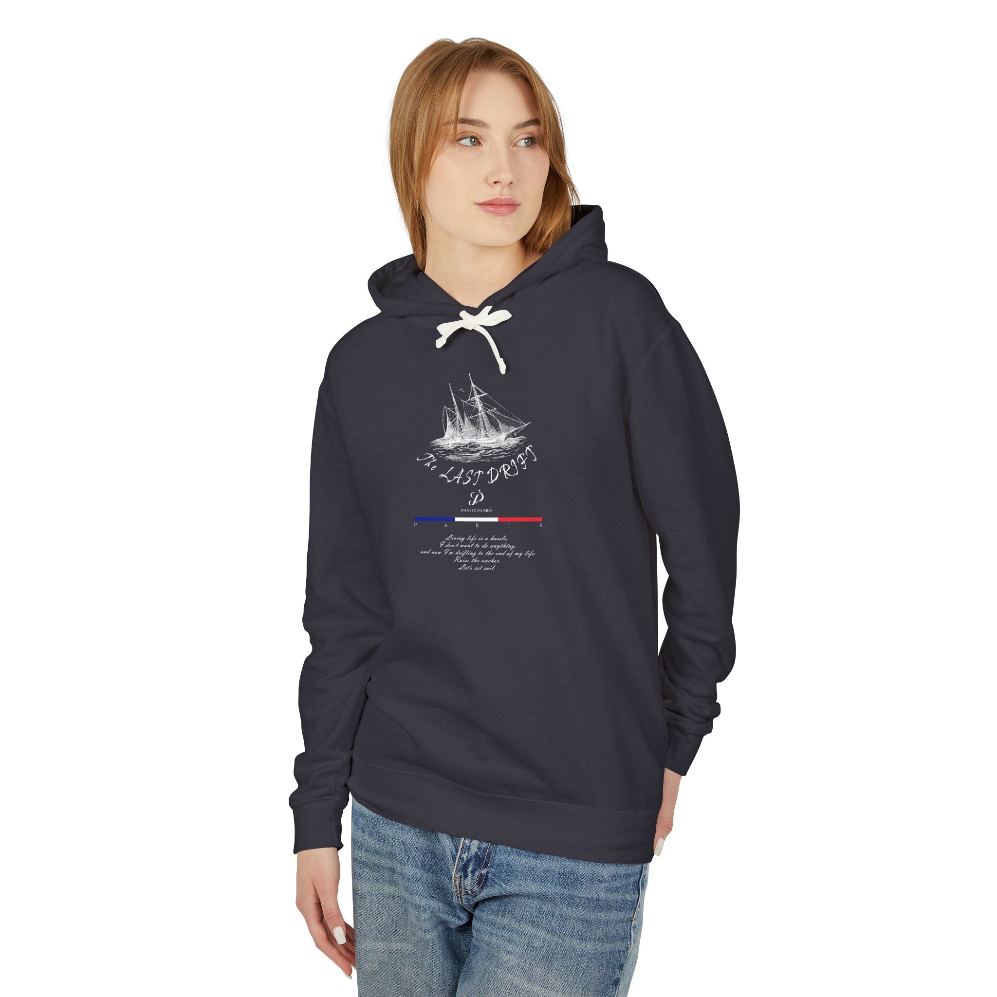 Old Money Nautical Heritage Hoodie - The Last Drift II (Lightweight 100% Cotton Coastal Pullover)