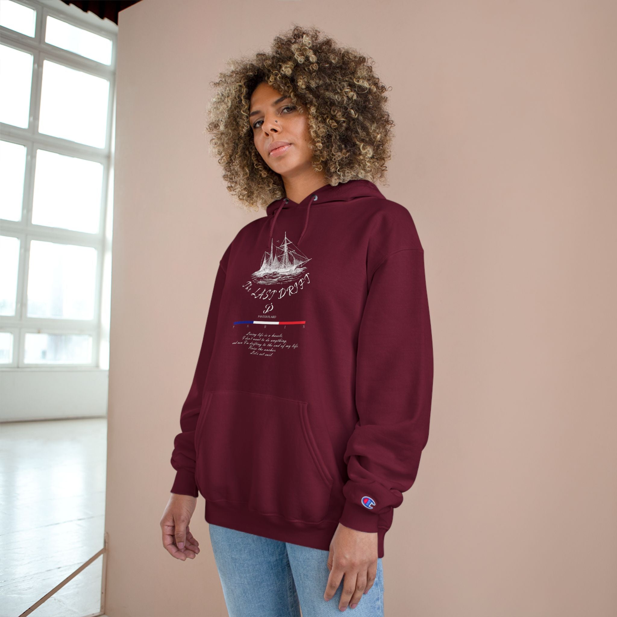 Old Money Nautical Heritage Hoodie - The Last Drift II (Champion Authentic Eco-Fleece)