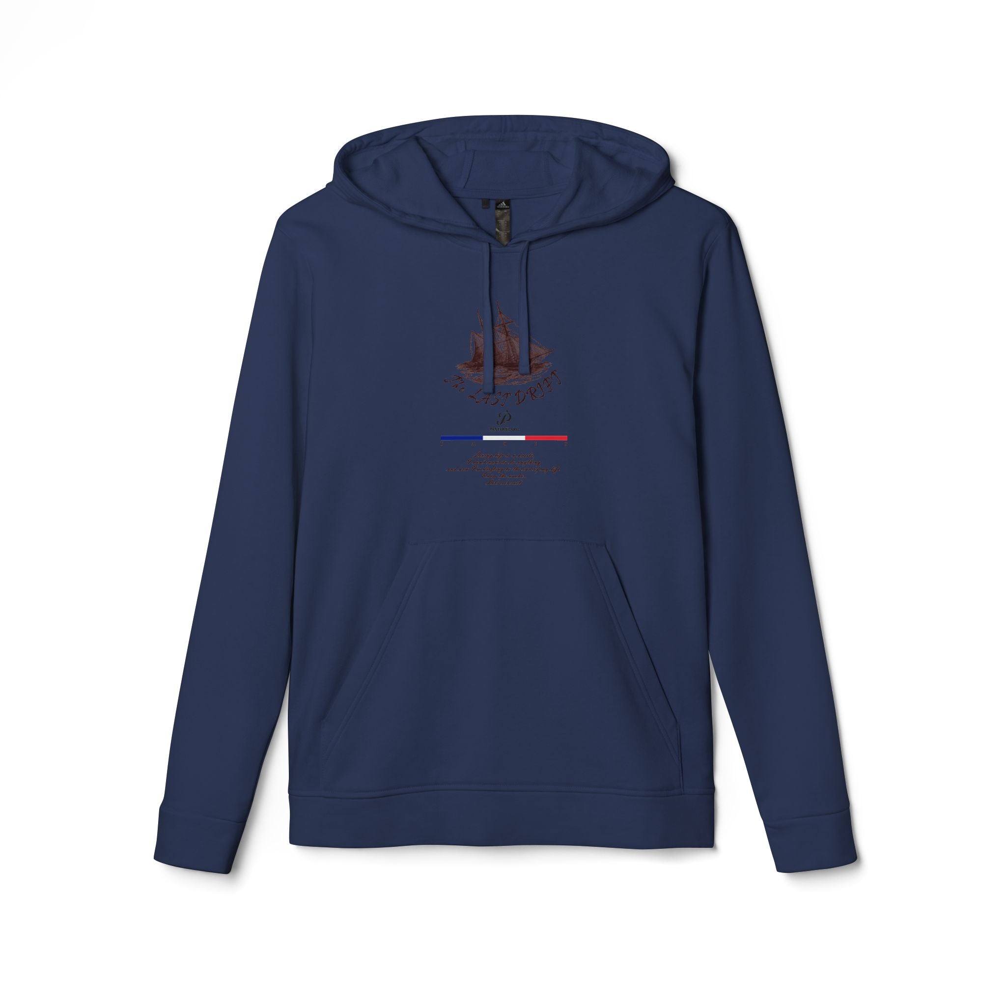 Old Money Yacht Club Hoodie - The Last Drift I (Authentic Adidas Sporty Rich Fleece)