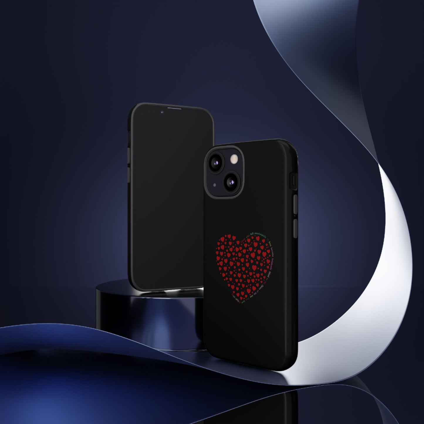 Fundas de corazón rojo para teléfonos iPhone, Galaxy, Google Pixel (54 tipos)