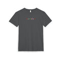 Men's & Women's Black Sueded T-Shirt - Ultra Soft 60/40 Cotton Poly Blend Graphic Tee