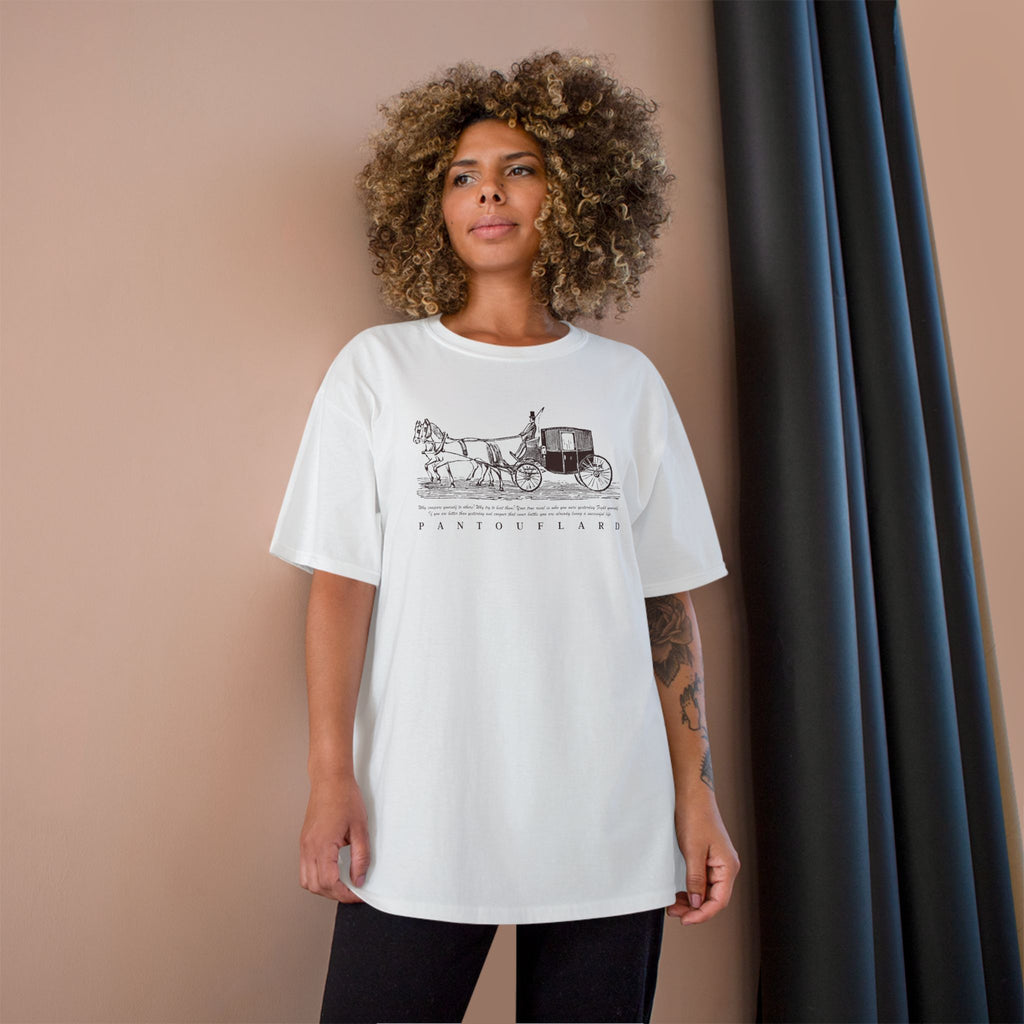 Unisex Burnt Orange Champion Vintage Carriage 100% Cotton T-Shirt