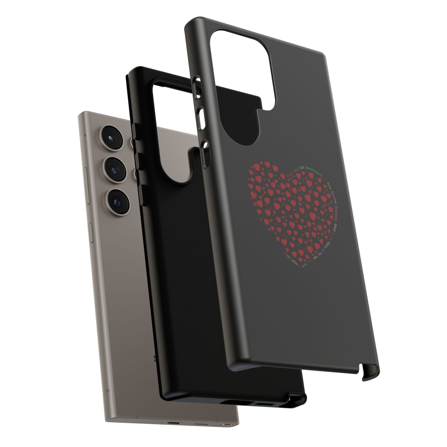 Fundas de corazón rojo para teléfonos iPhone, Galaxy, Google Pixel (54 tipos)