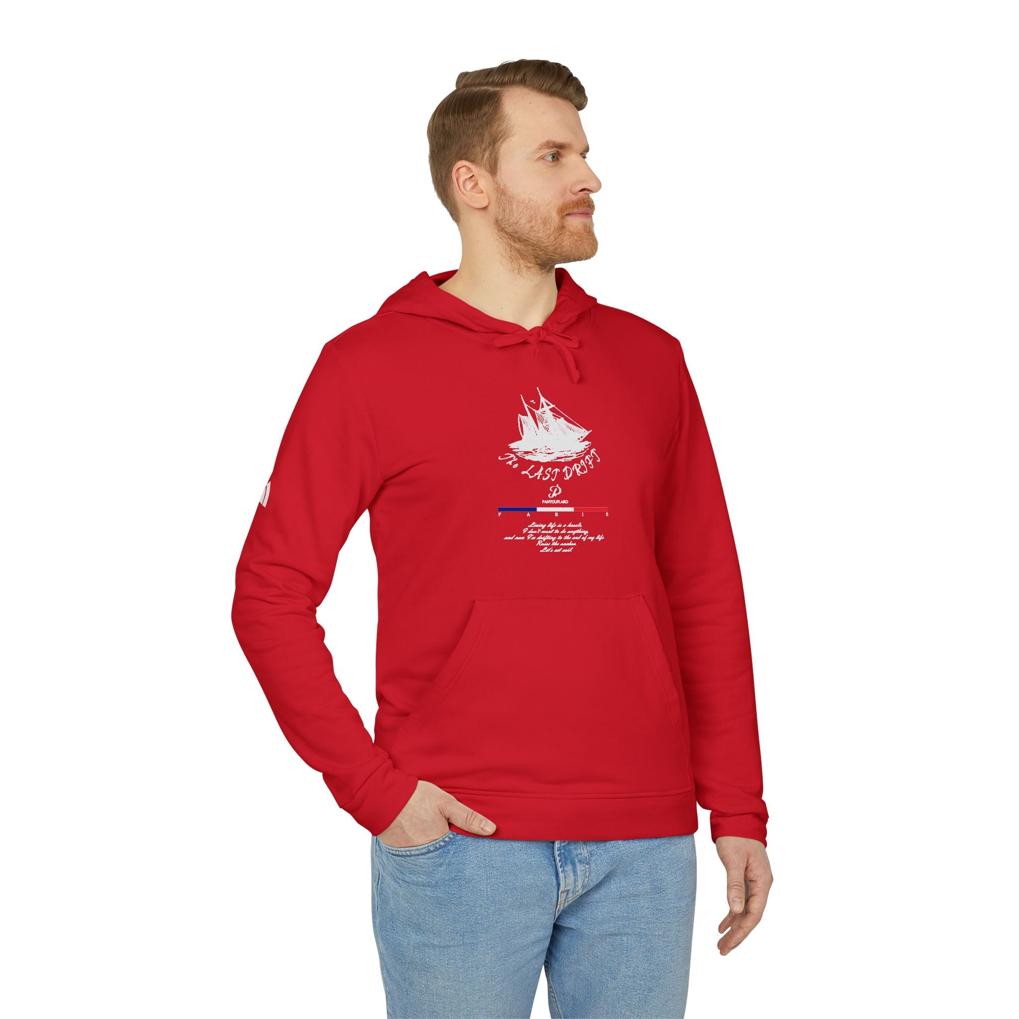 Old Money Yacht Club Hoodie - The Last Drift II (Authentic Adidas Sporty Rich Fleece)