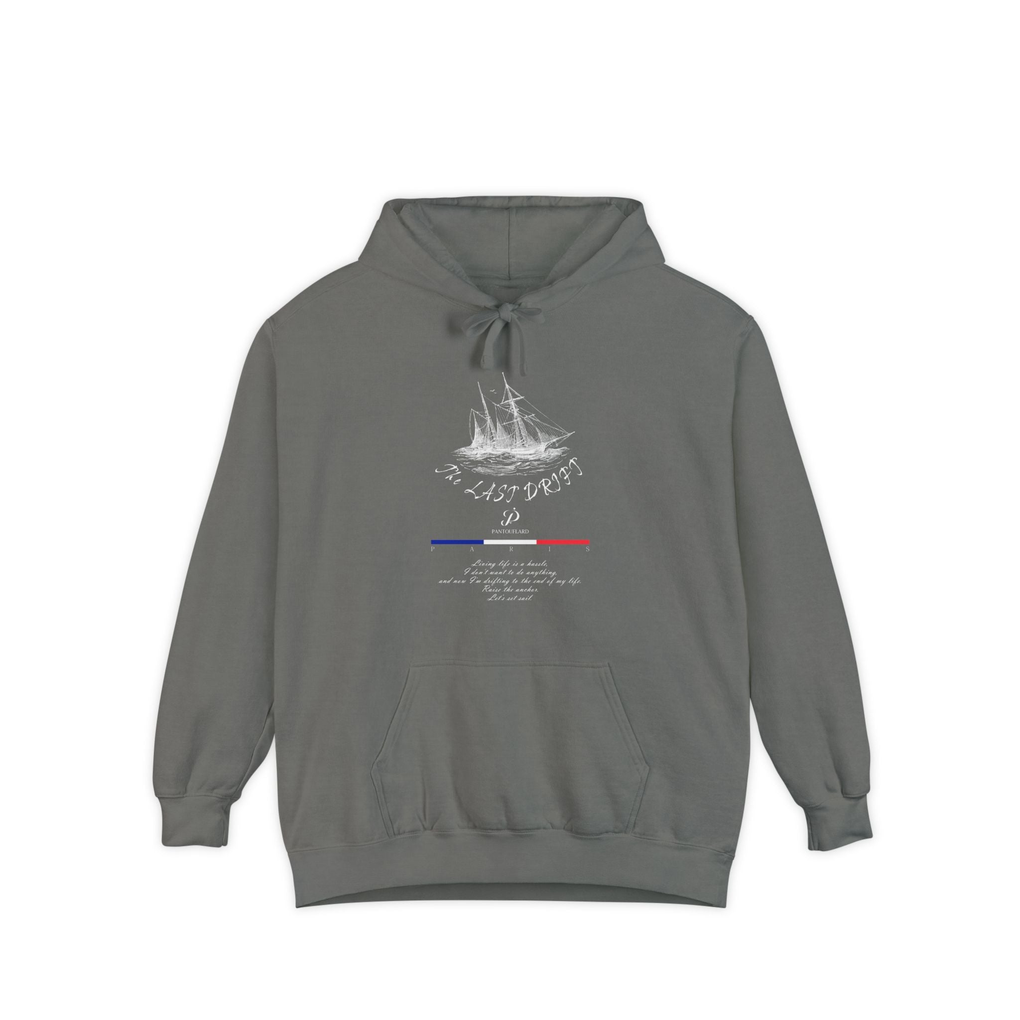 Old Money Nautical Heritage Hoodie - The Last Drift II (9.5oz Garment-Dyed Fleece)