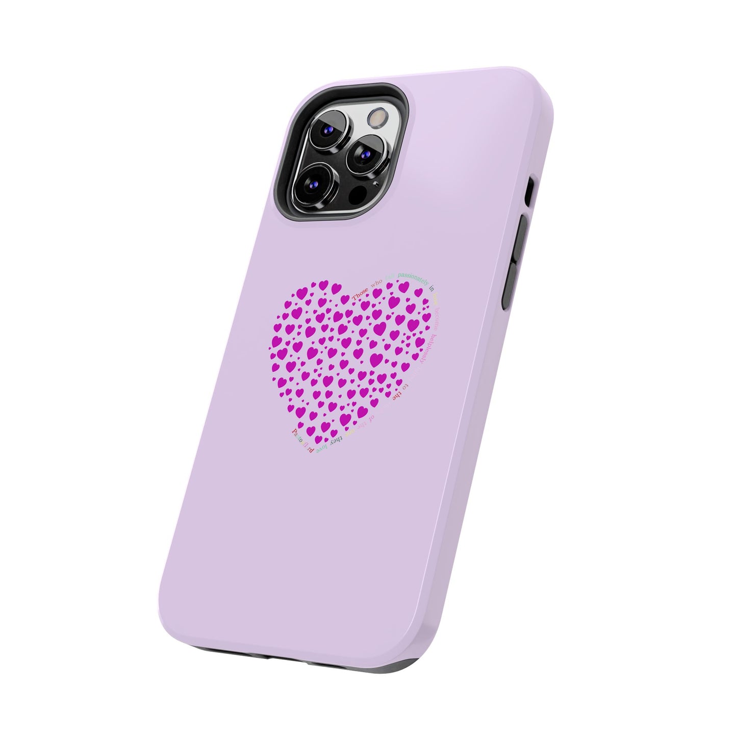 Pink Heart Design Tough iPhone Cases