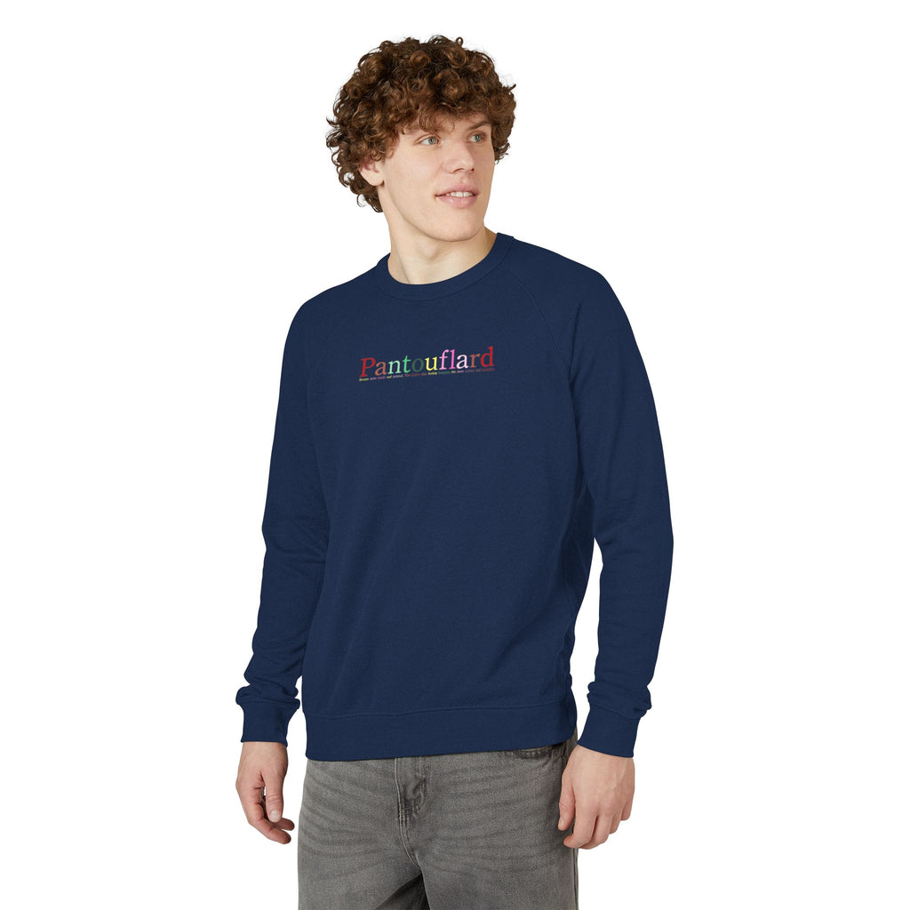Unisex Old Money Aesthetic Raglan Crewneck - Premium French Terry