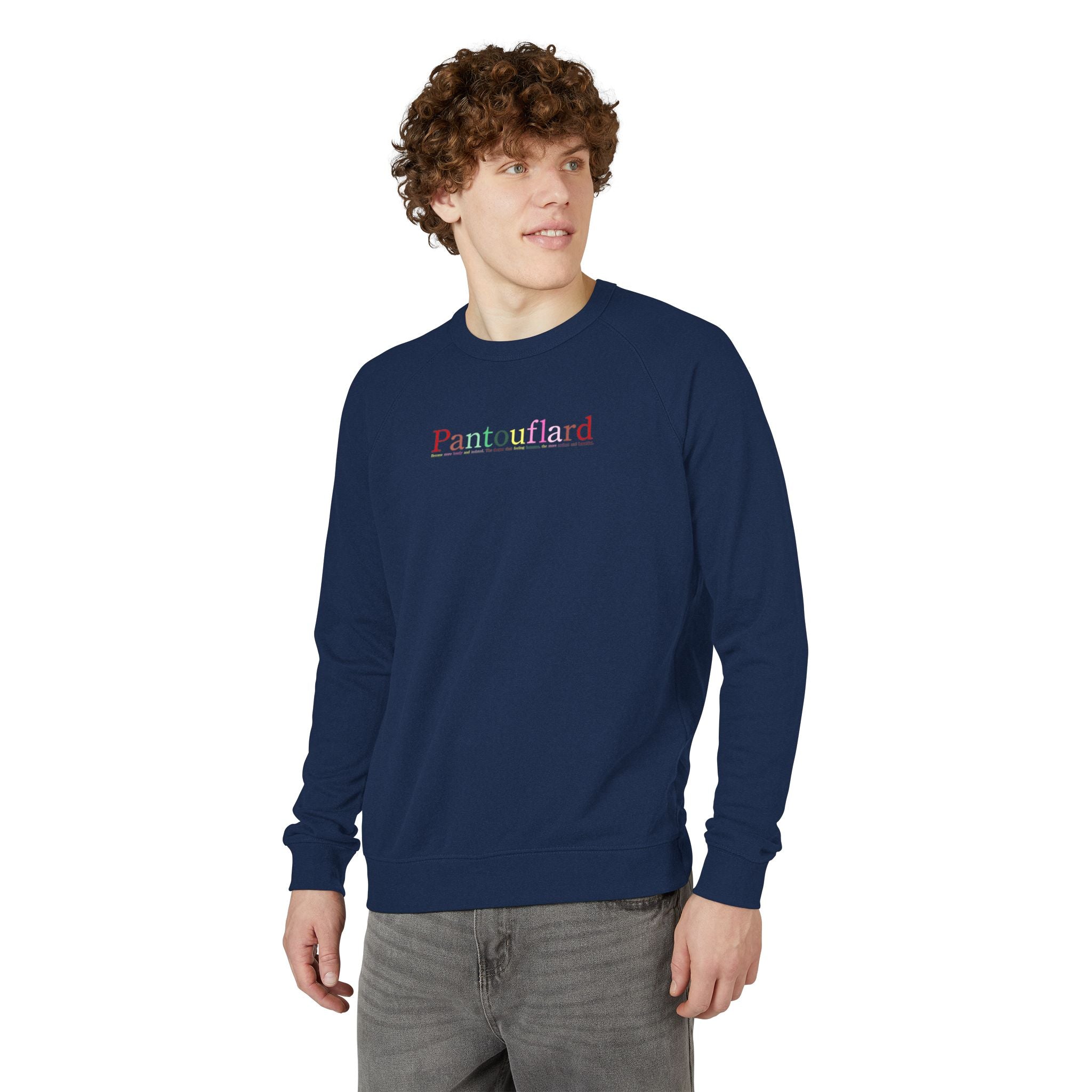 Unisex Old Money Aesthetic Raglan Crewneck - Premium French Terry